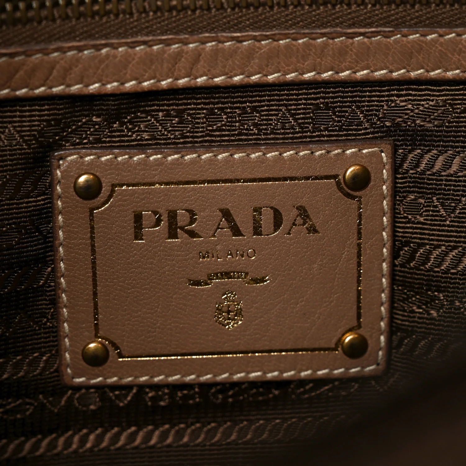 Cervo Deerskin Shopping Satchel Visone - Image 6