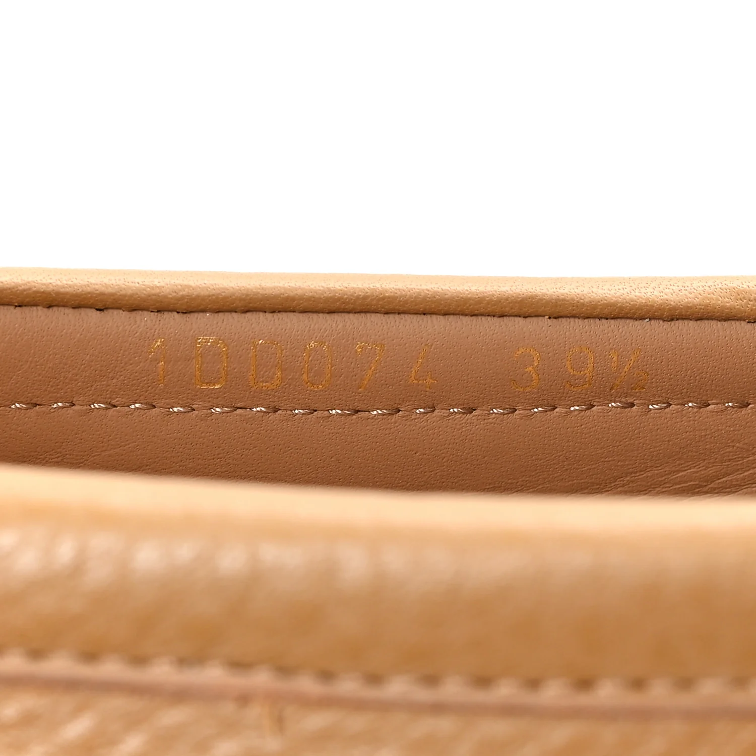 Cervo Triangle Driving Loafer 39.5 Naturale - Image 9