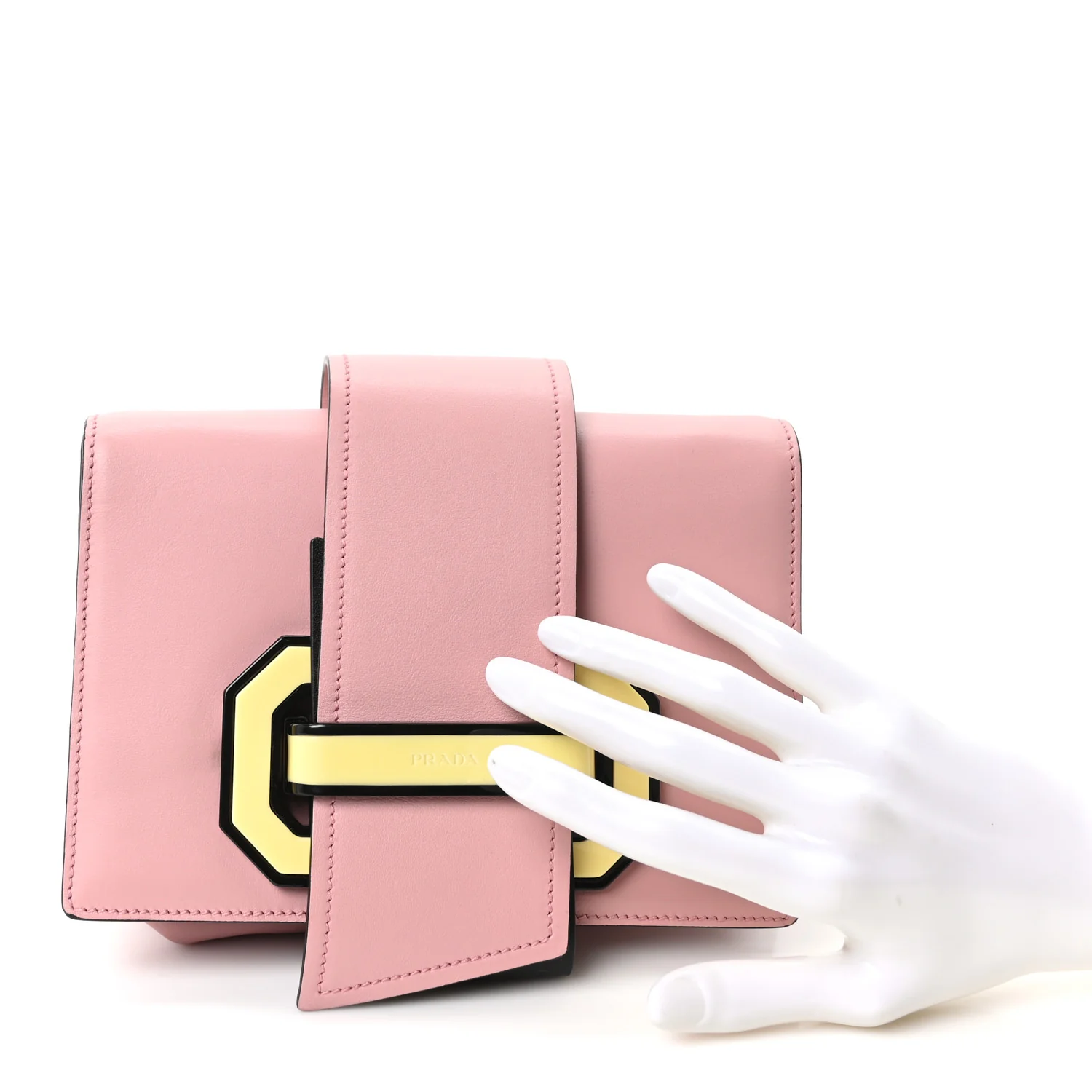 City Calf Plex Ribbon Bag Pesco Giallo - Image 2