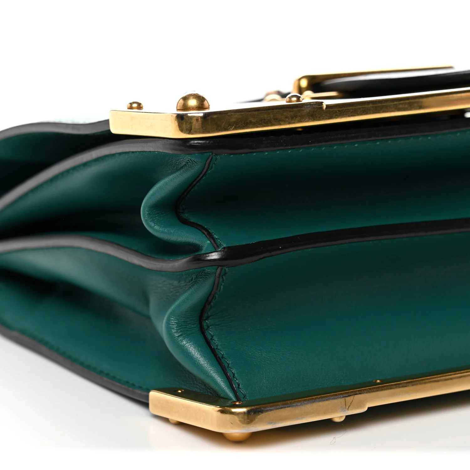 City Calf Saffiano Cahier Bag Biliardo Black - Image 8