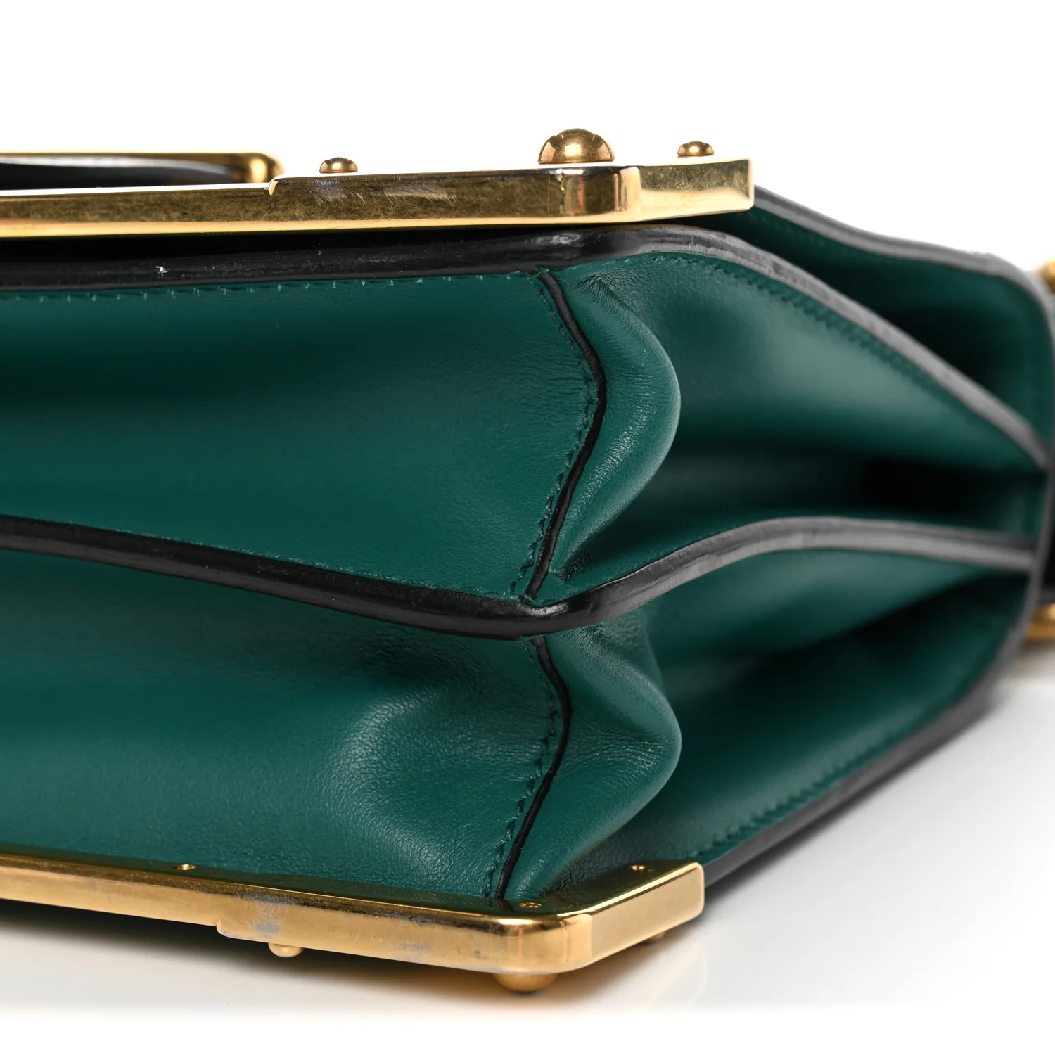 City Calf Saffiano Cahier Bag Biliardo Black - Image 9