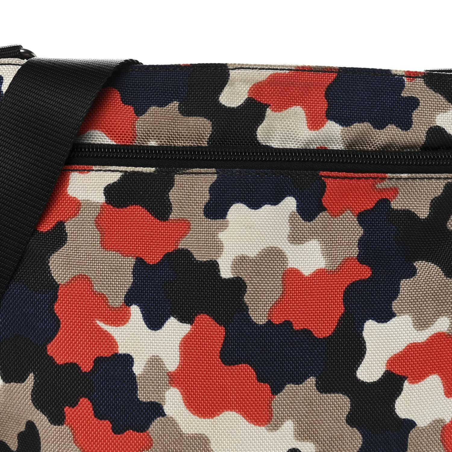 Cordura Saffiano Camouflage Crossbody Rosso - Image 8