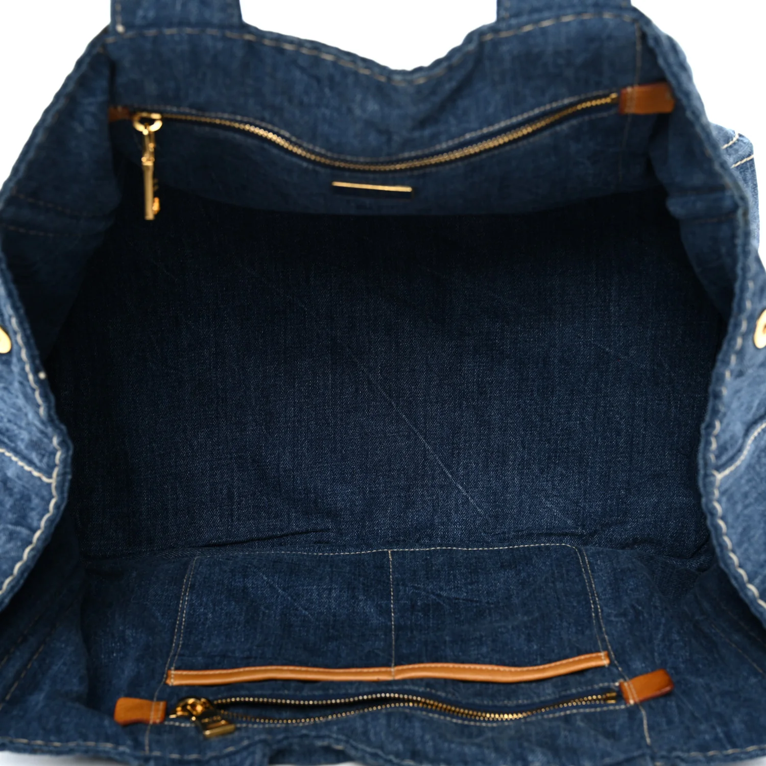 Denim Canapa Logo Tote Avio - Image 5