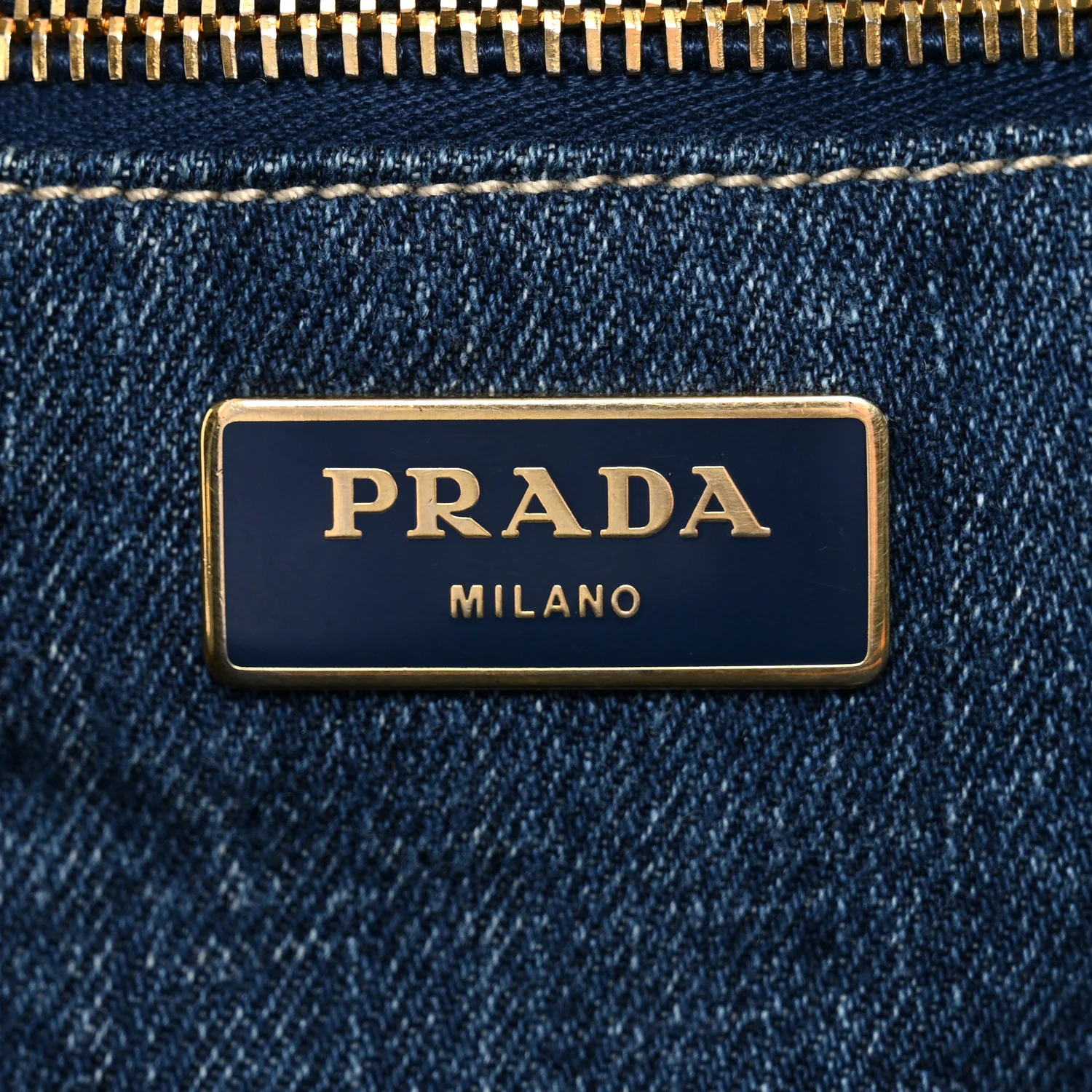 Denim Canapa Logo Tote Avio - Image 6