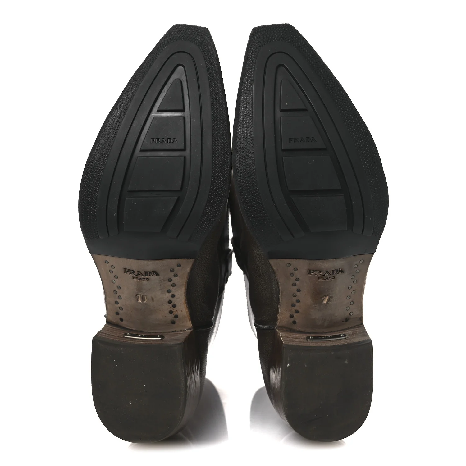 Distressed Calfskin Mens Cowboy Boots 10 Bruciato - Image 7