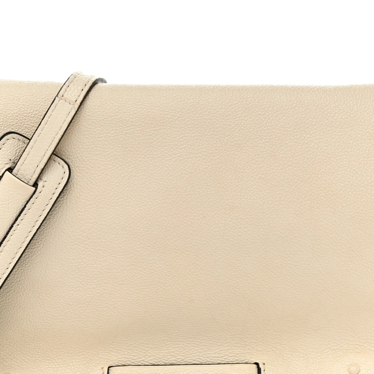 Glace Calf Etiquette Flap Bianco Astra - Image 8