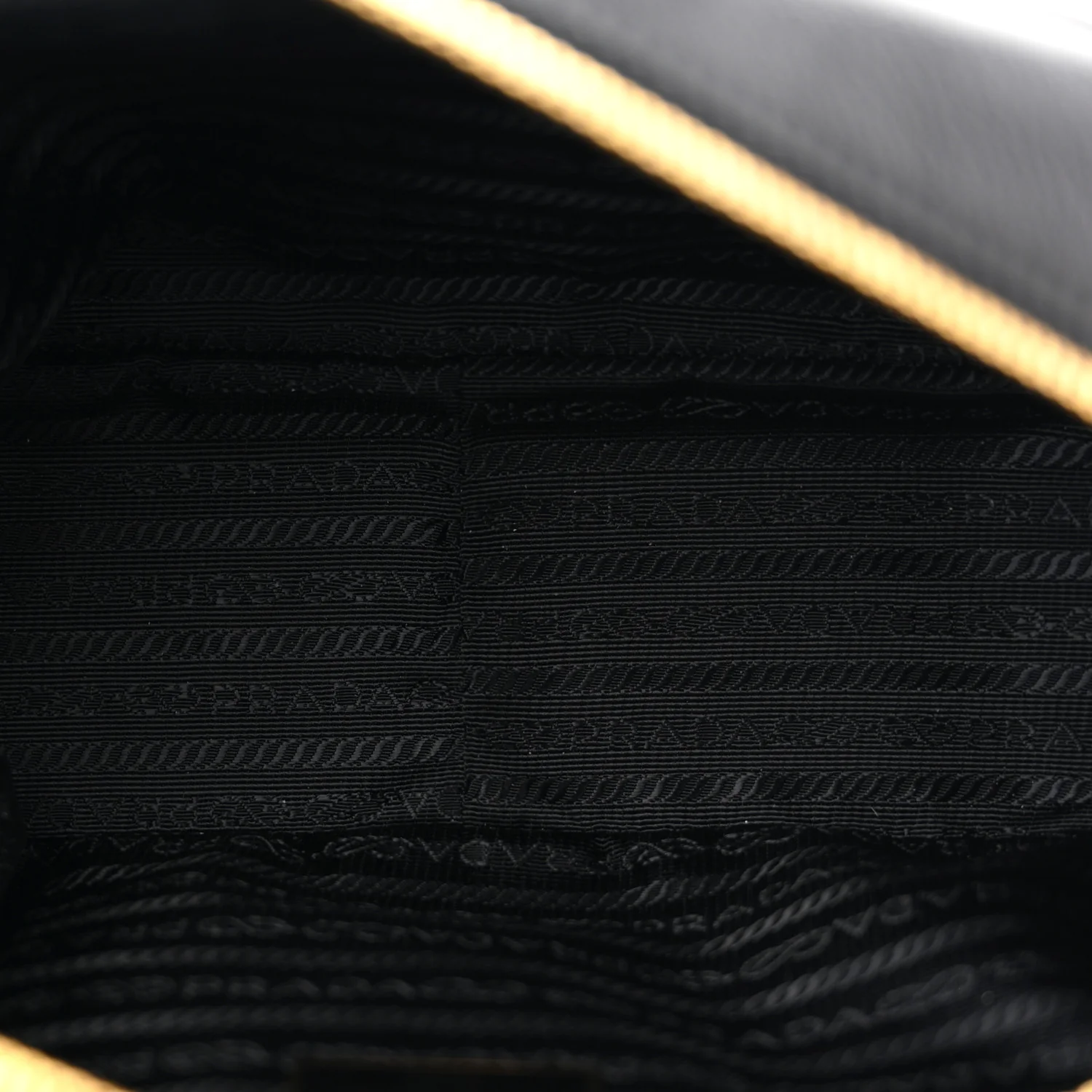 Glace Calfskin Embossed Logo Crossbody Black - Image 5