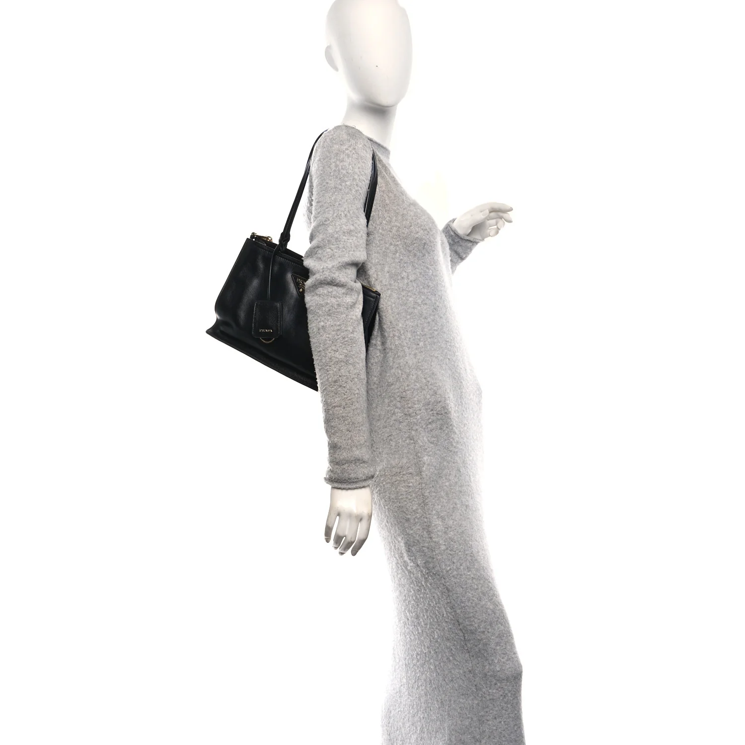 Glace Calfskin Tote Black - Image 2