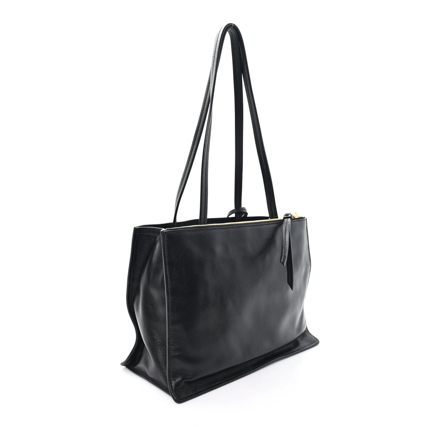 Glace Calfskin Tote Black - Image 3