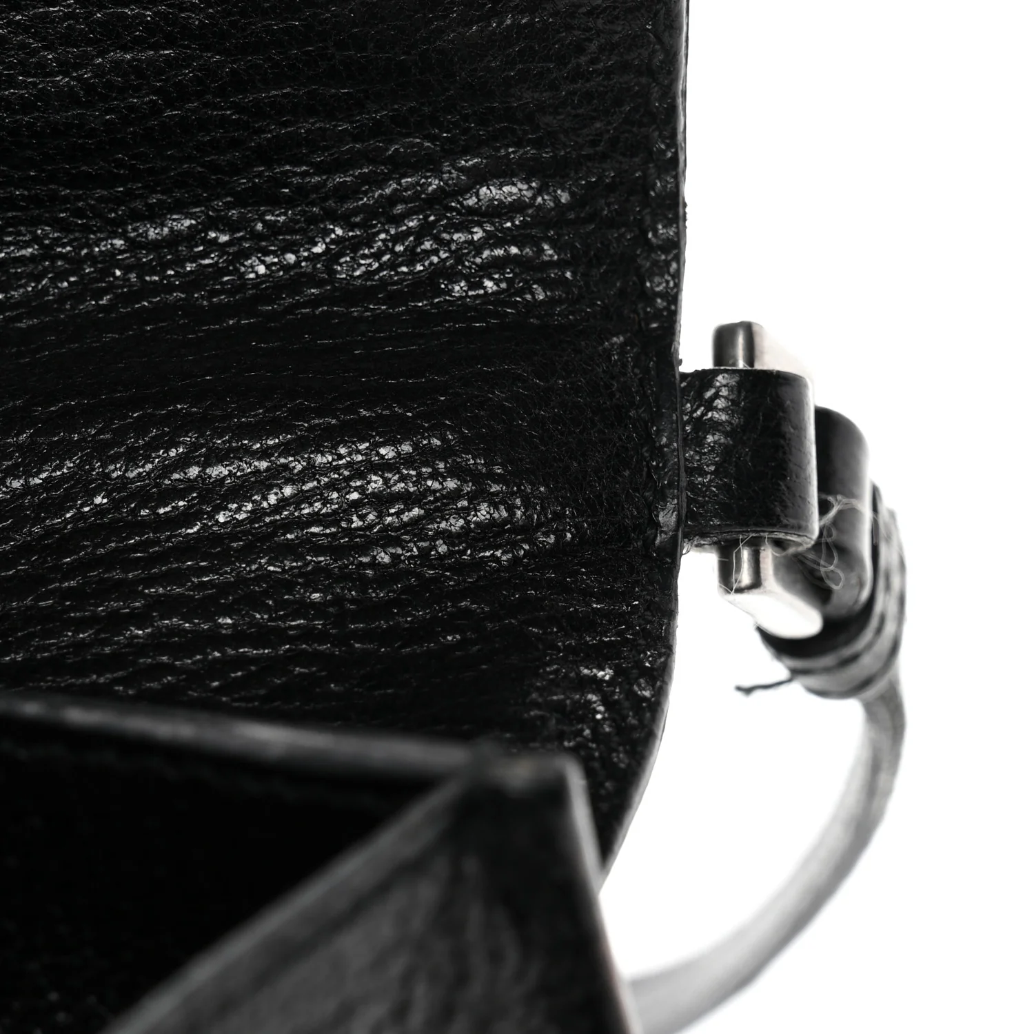Madras Chic Shoulder Bag Black - Image 11