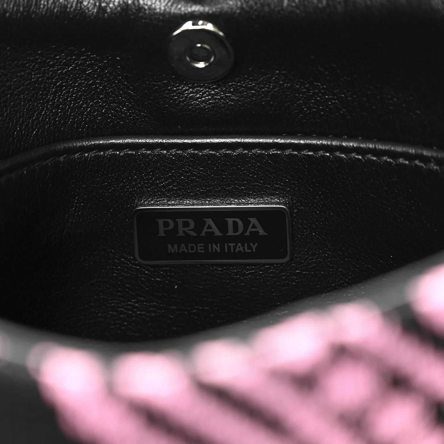 Maglia Jacquard Cleo Shoulder Bag Black Rosa - Image 6