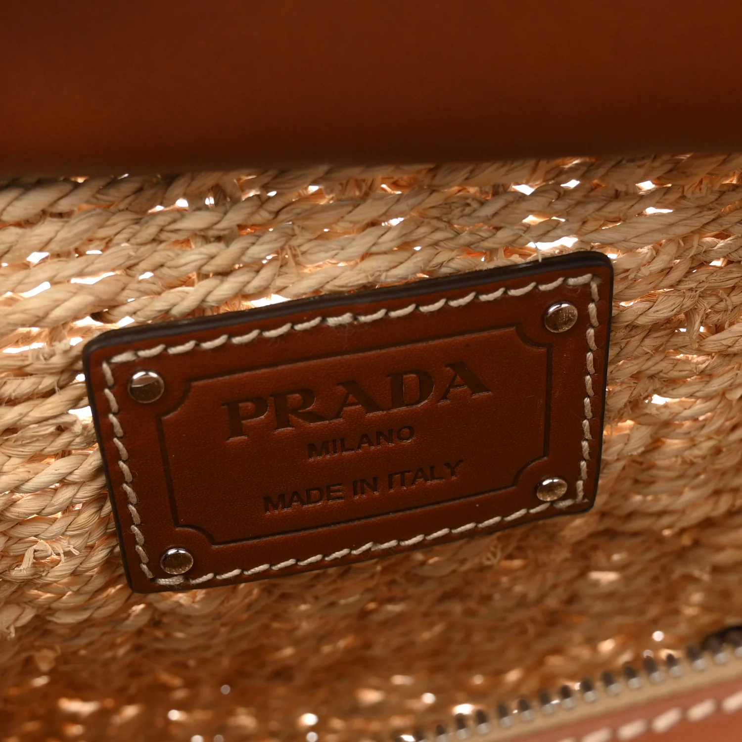 Mais Vitello Tote Naturale Cognac - Image 6