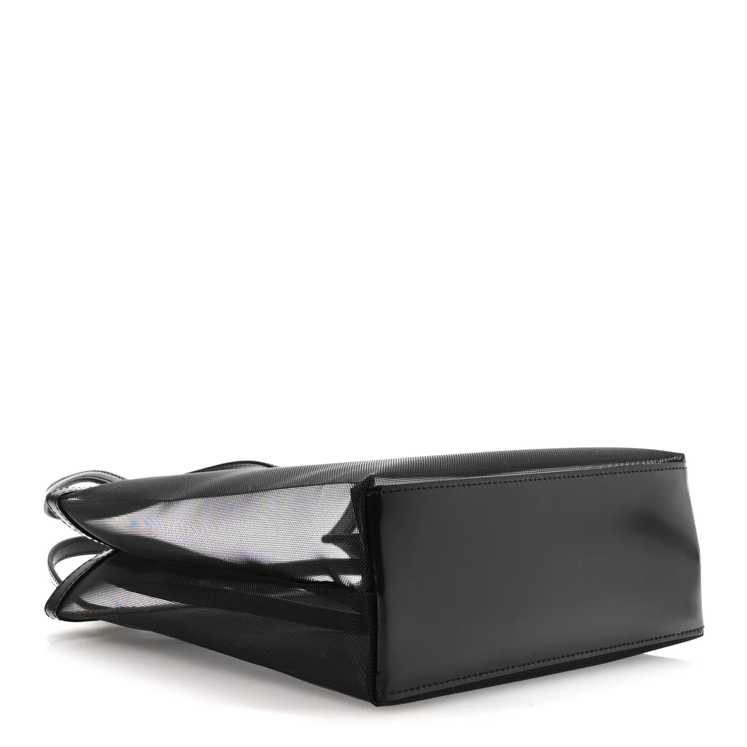 Mesh Small Tote Bag Black - Image 5