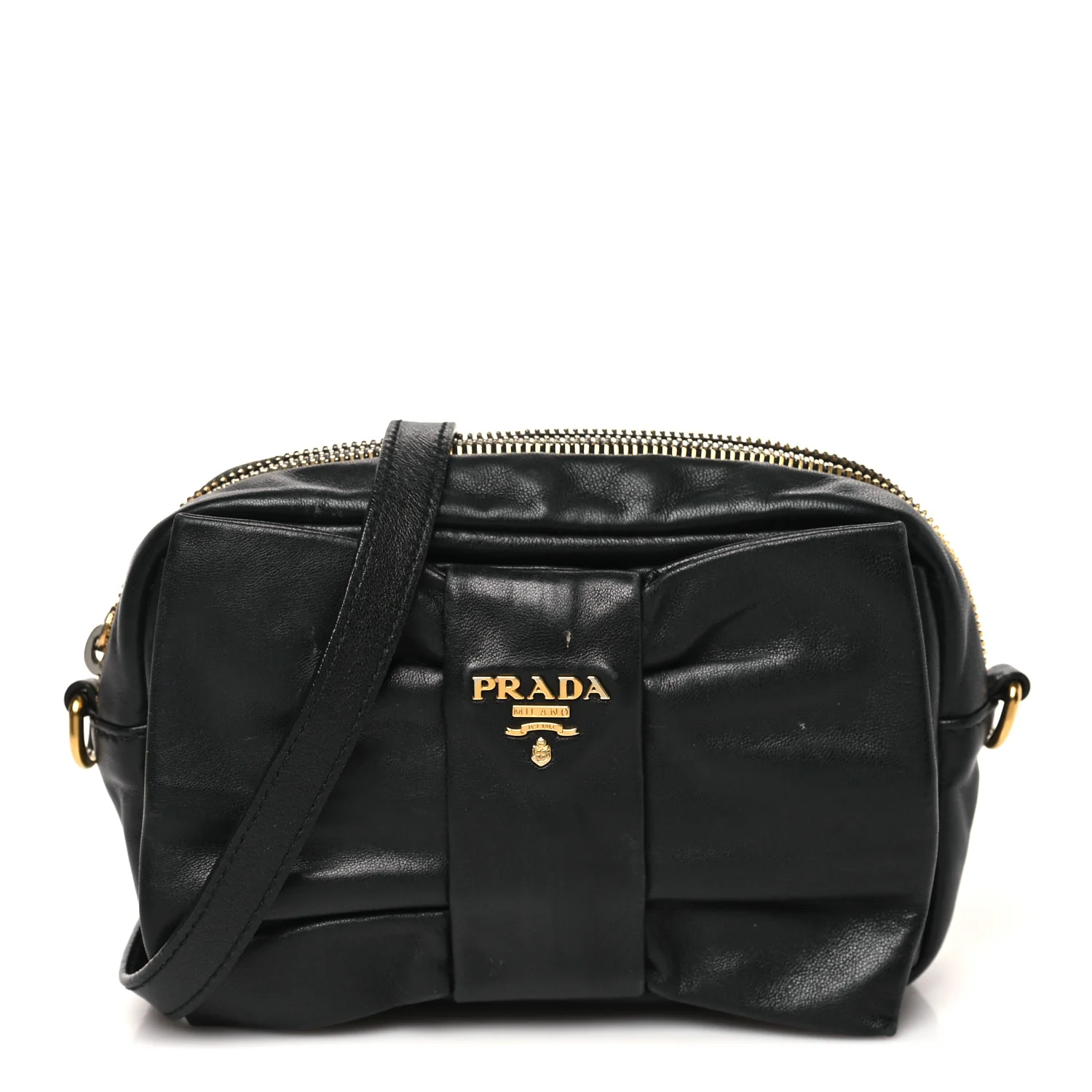 Nappa Bow Camera Bag Black