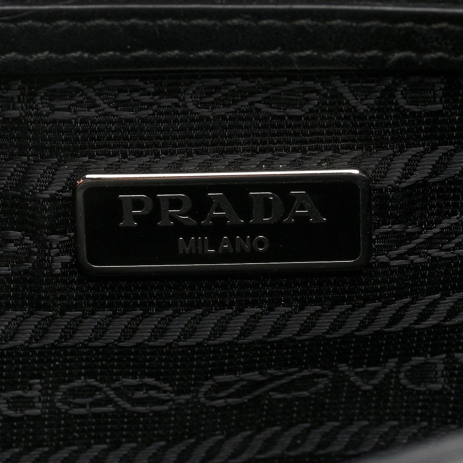 Nappa Diagramme Crossbody Bag Black - Image 6