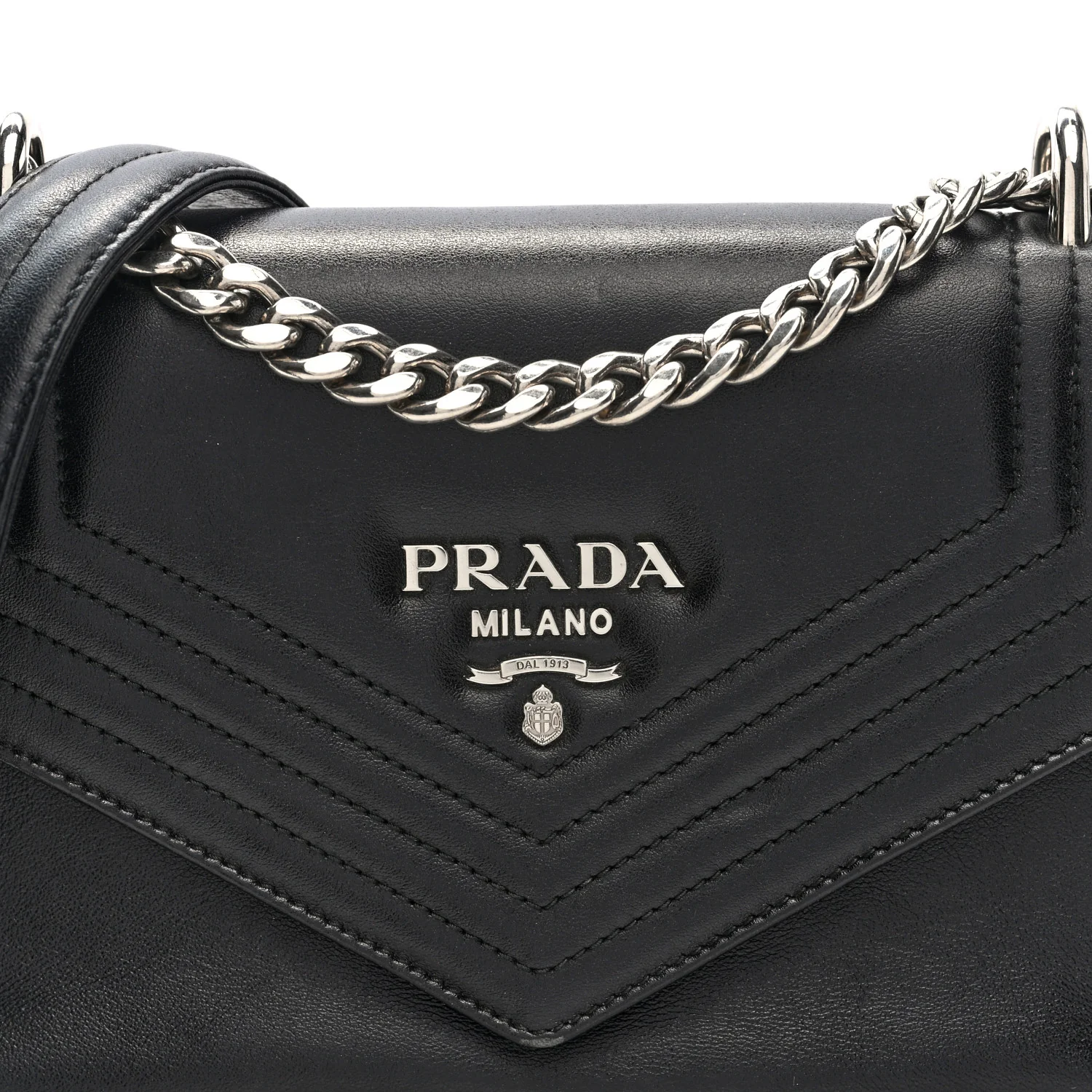 Nappa Diagramme Crossbody Bag Black - Image 7