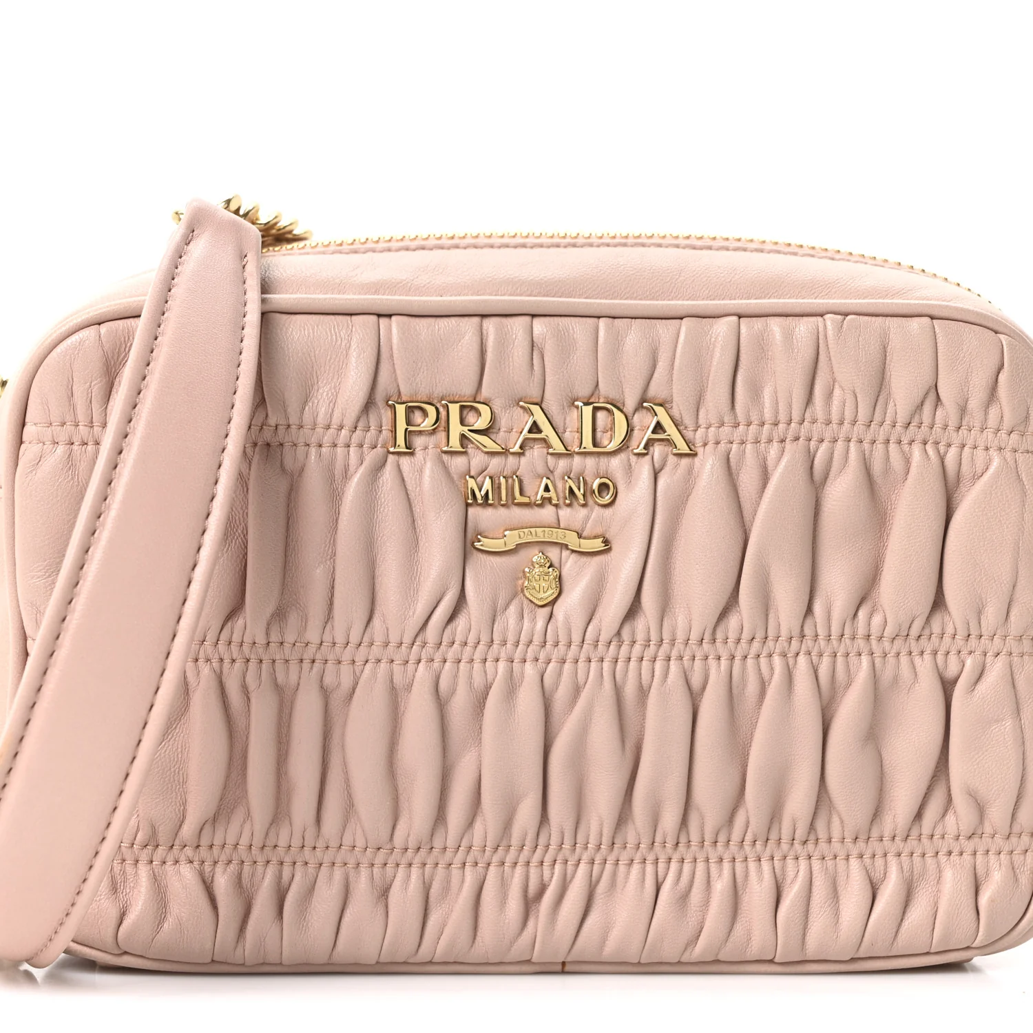 Nappa Gaufre Camera Bag Cipria - Image 8