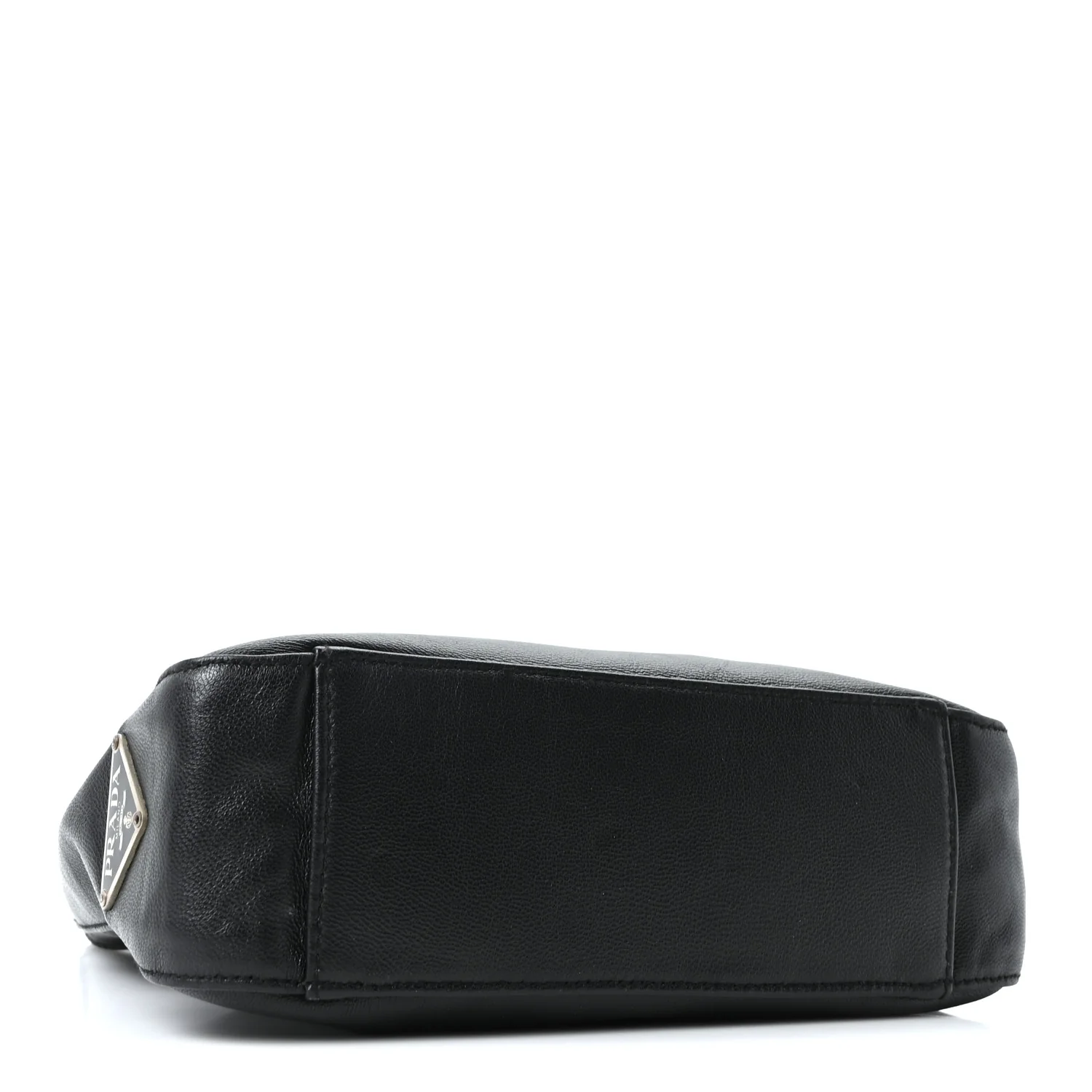 Nappa Mini Triangle Hobo Black - Image 4