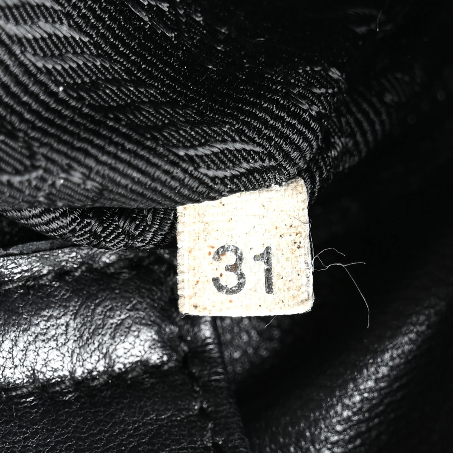 Nappa Mini Triangle Hobo Black - Image 6