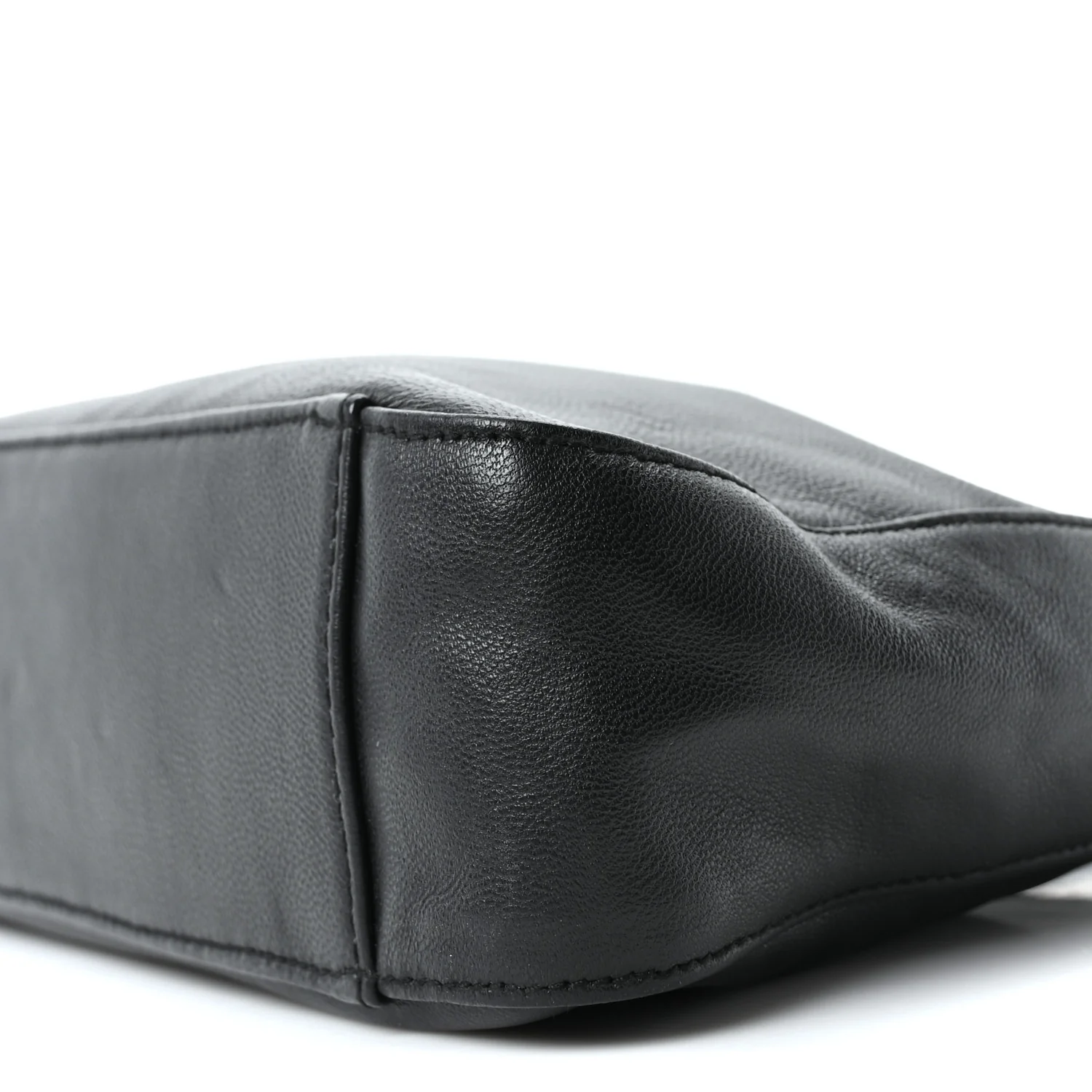 Nappa Mini Triangle Hobo Black - Image 9