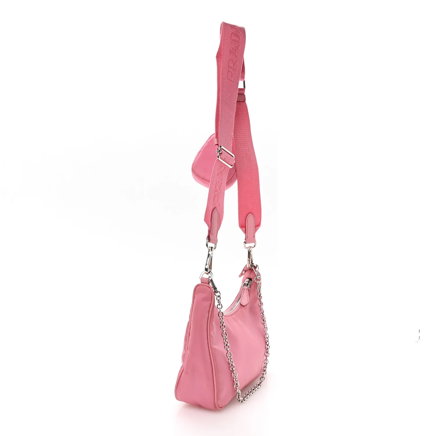 Nylon Re-Edition 2005 Shoulder Bag Begonia - Image 3