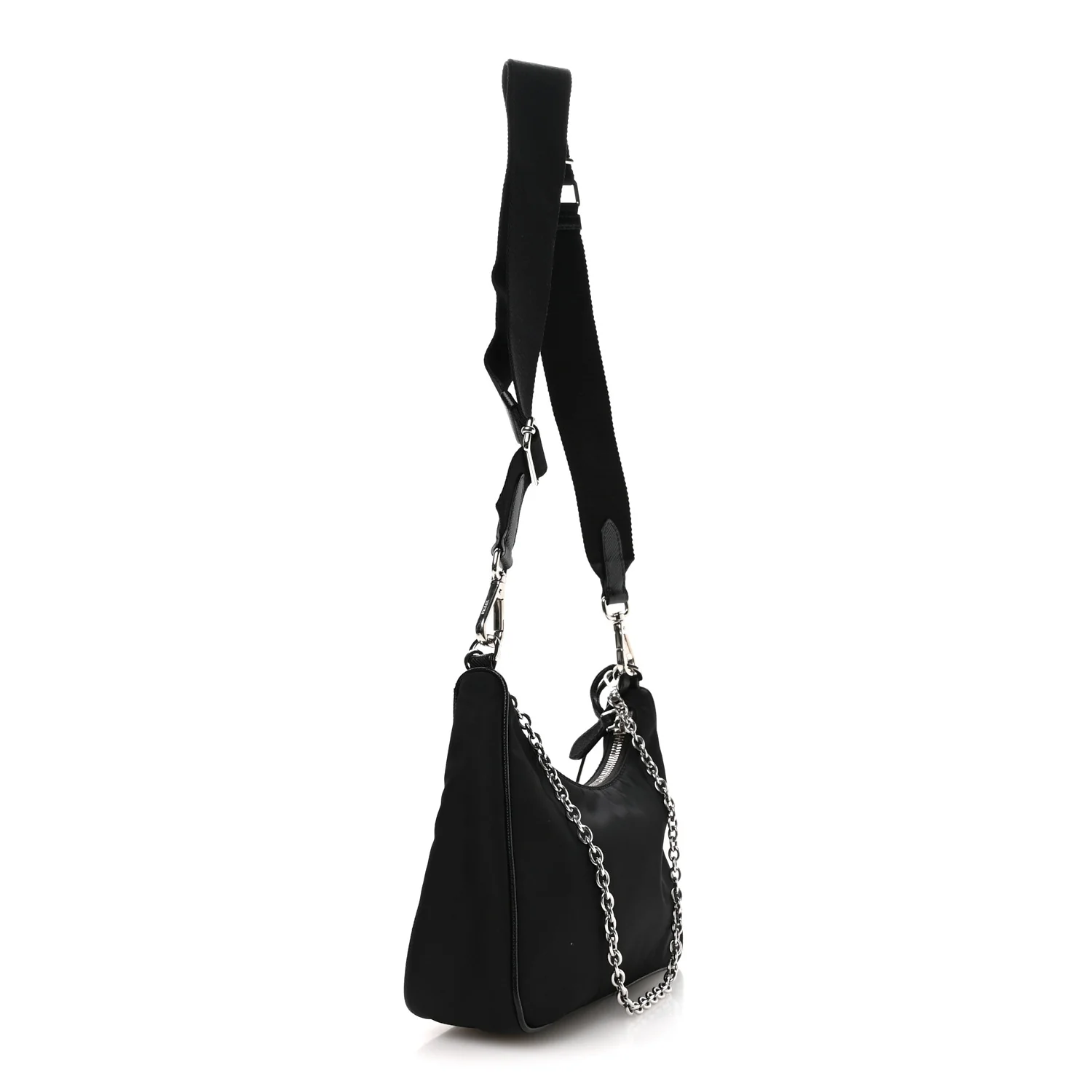 Nylon Re-Edition 2005 Shoulder Bag Black - Image 2