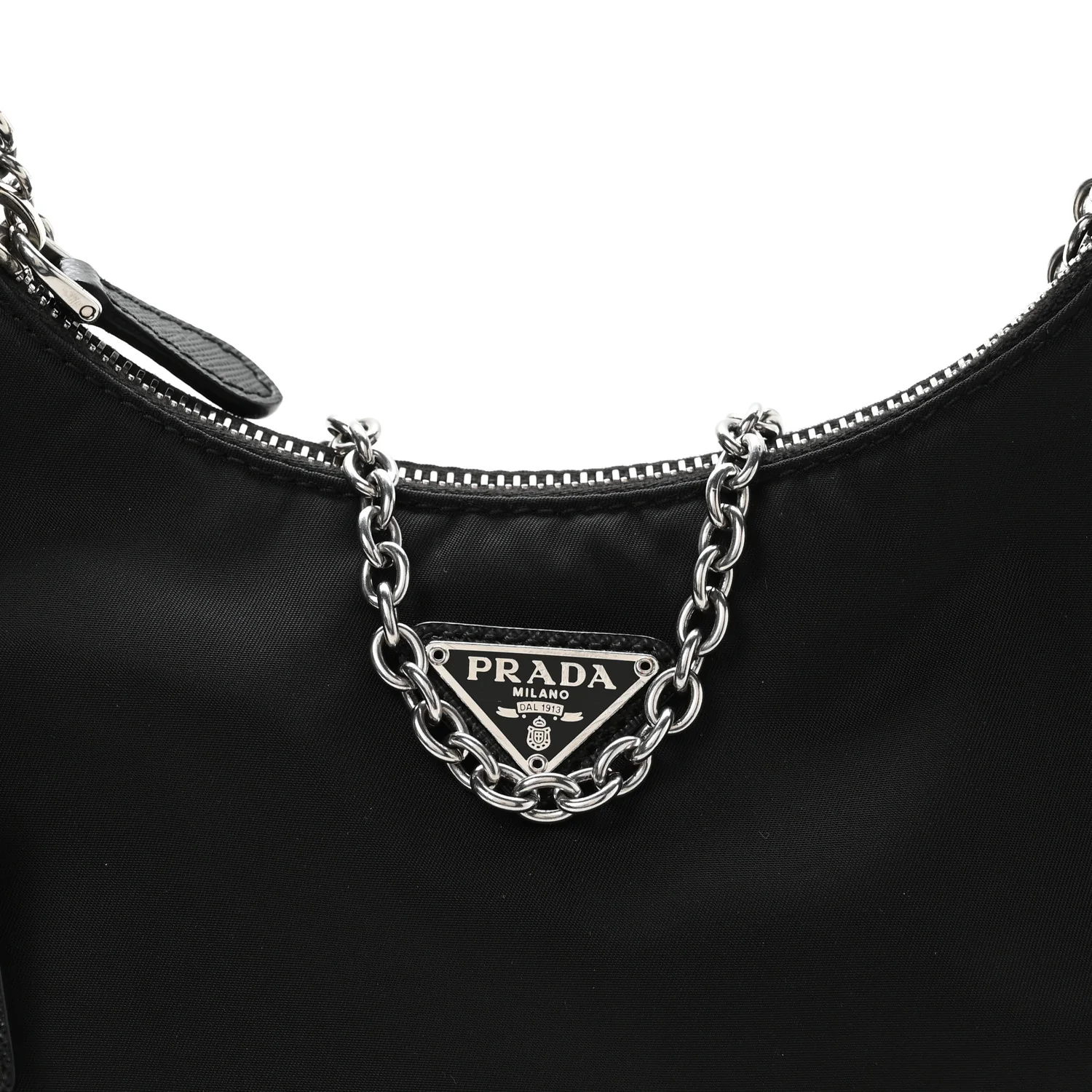 Nylon Re-Edition 2005 Shoulder Bag Black - Image 8
