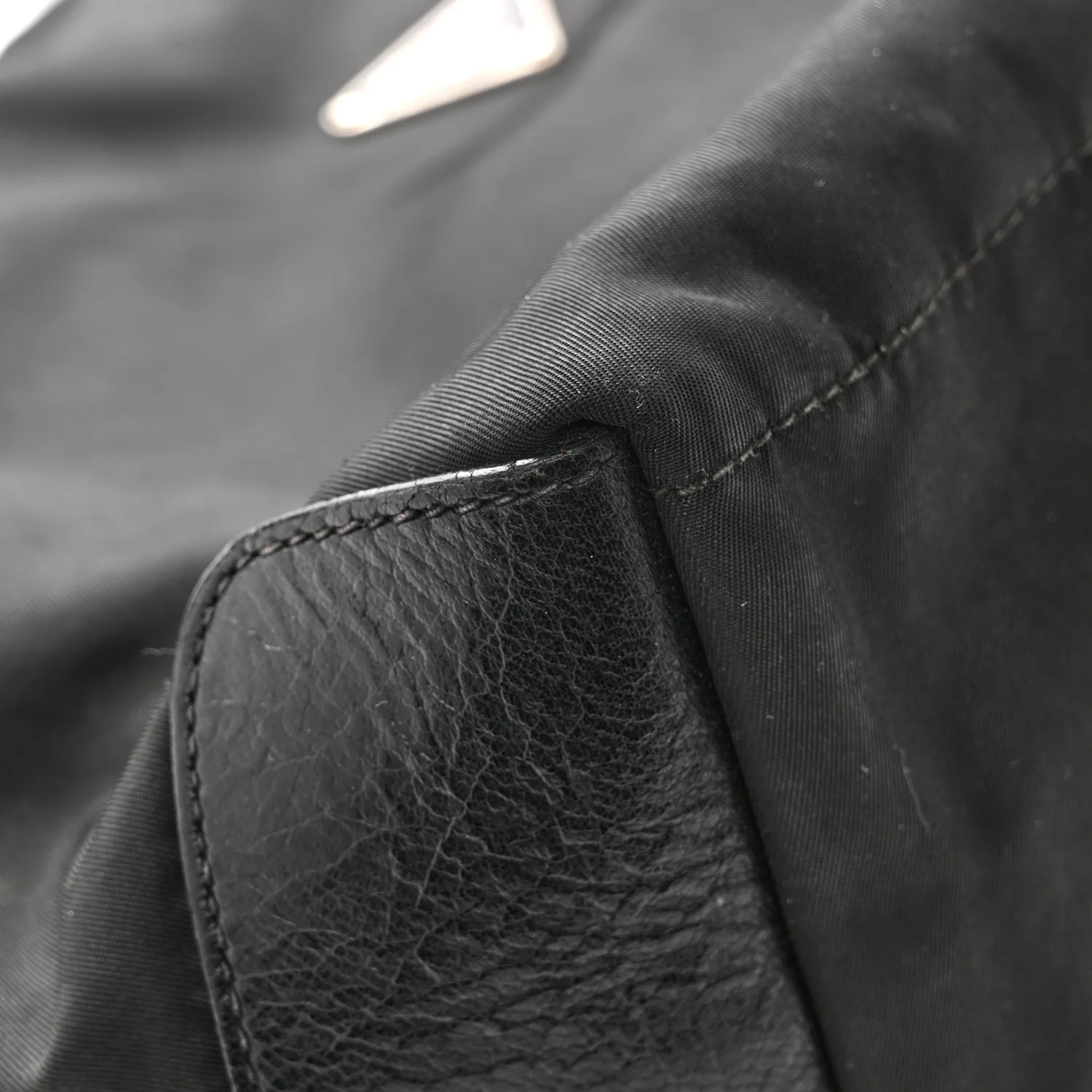 Nylon Shoulder Bag  Black - Image 14