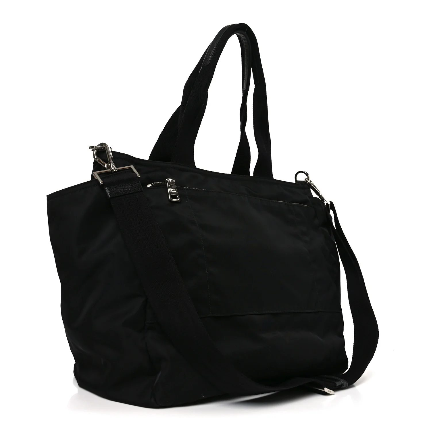 Nylon Vela Baby Bag Black - Image 3