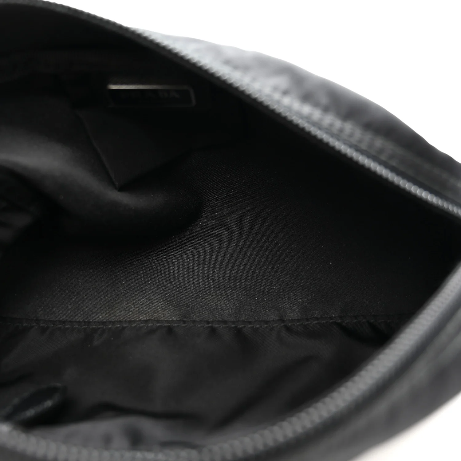 Nylon Vela Cosmetic Pouch Black - Image 5