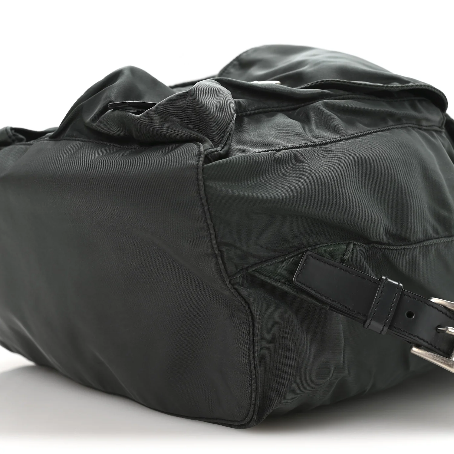 Nylon Vela Medium Backpack Green - Image 10