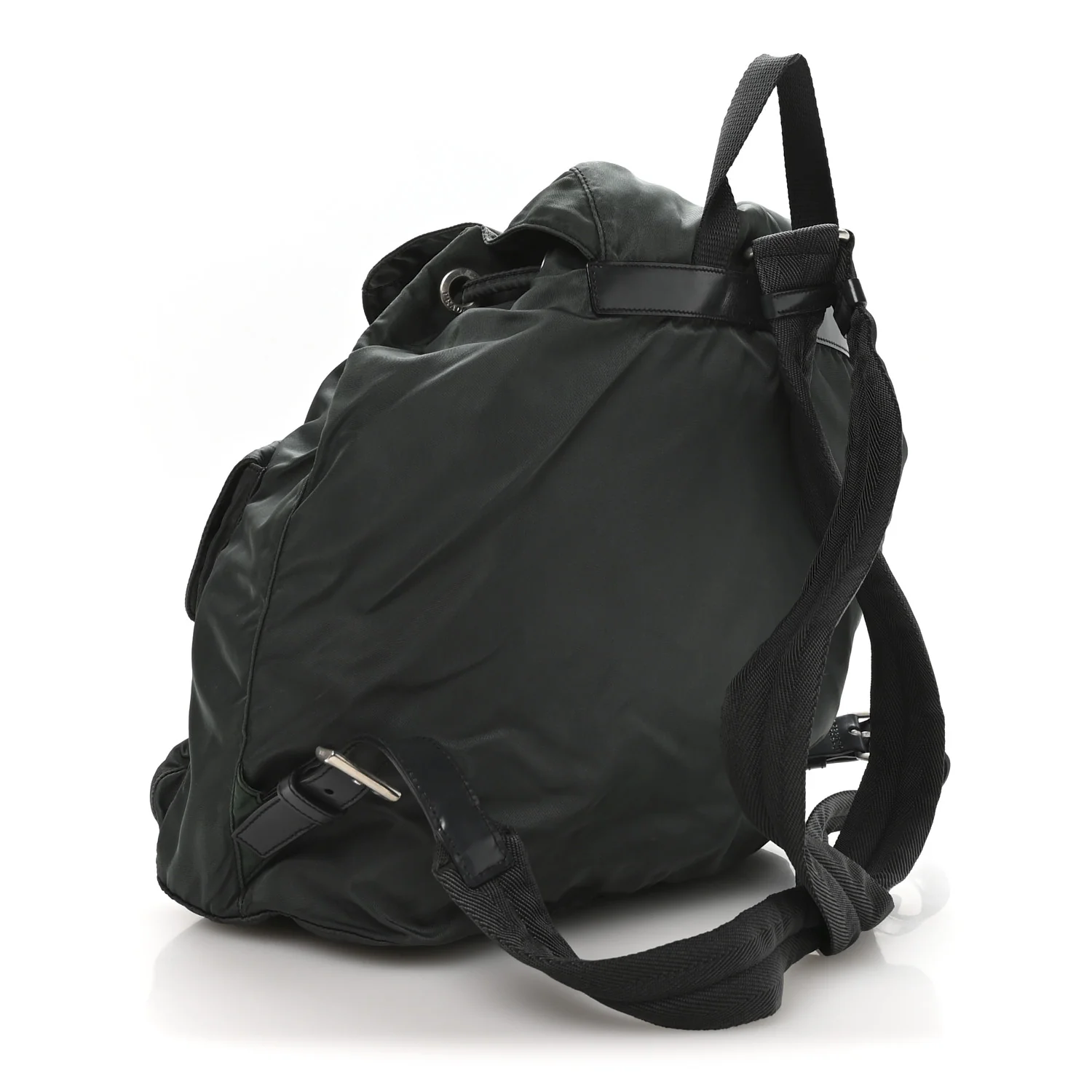 Nylon Vela Medium Backpack Green - Image 3