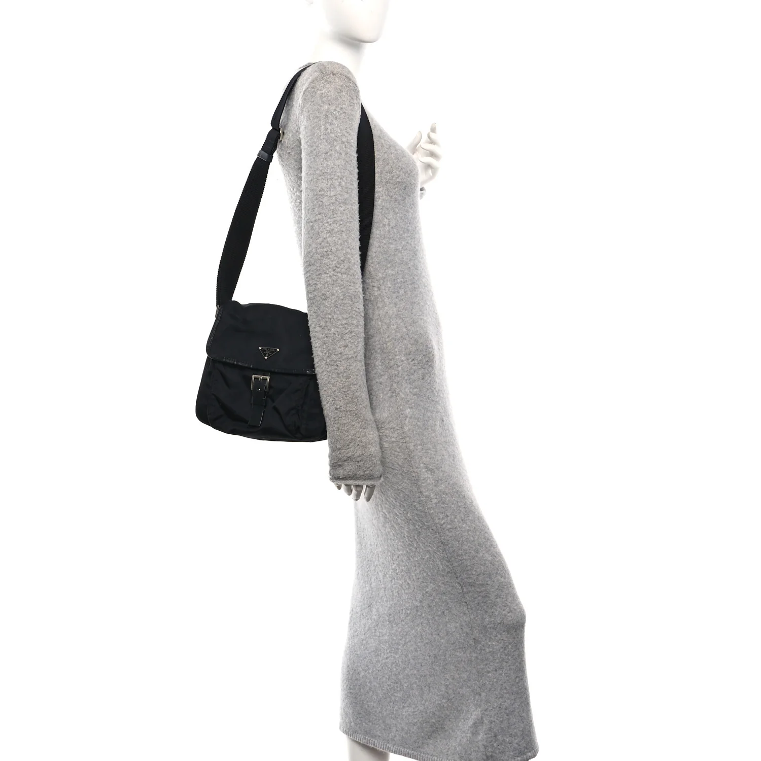 Nylon Vela Messenger Black - Image 2