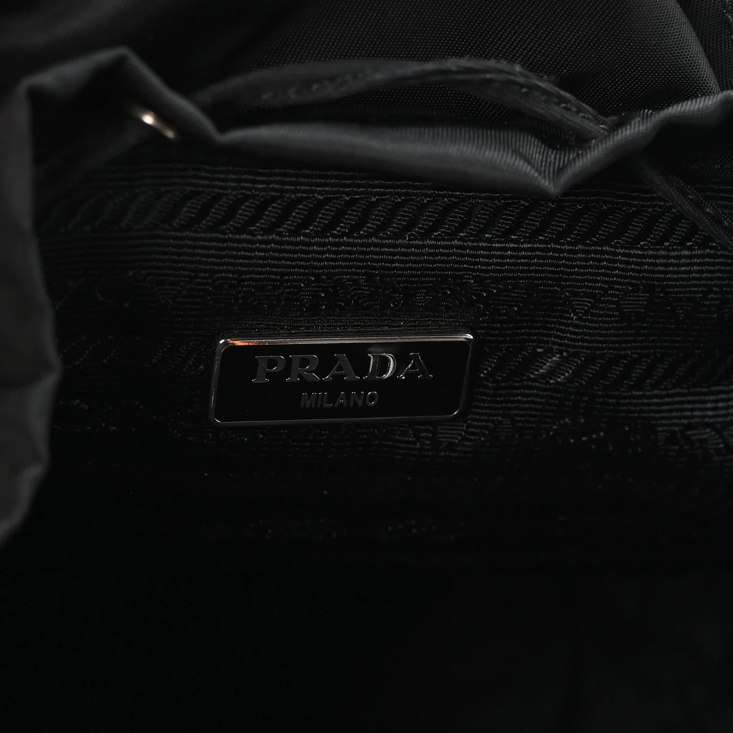 Nylon Vela Mini Crossbody Backpack Black - Image 6
