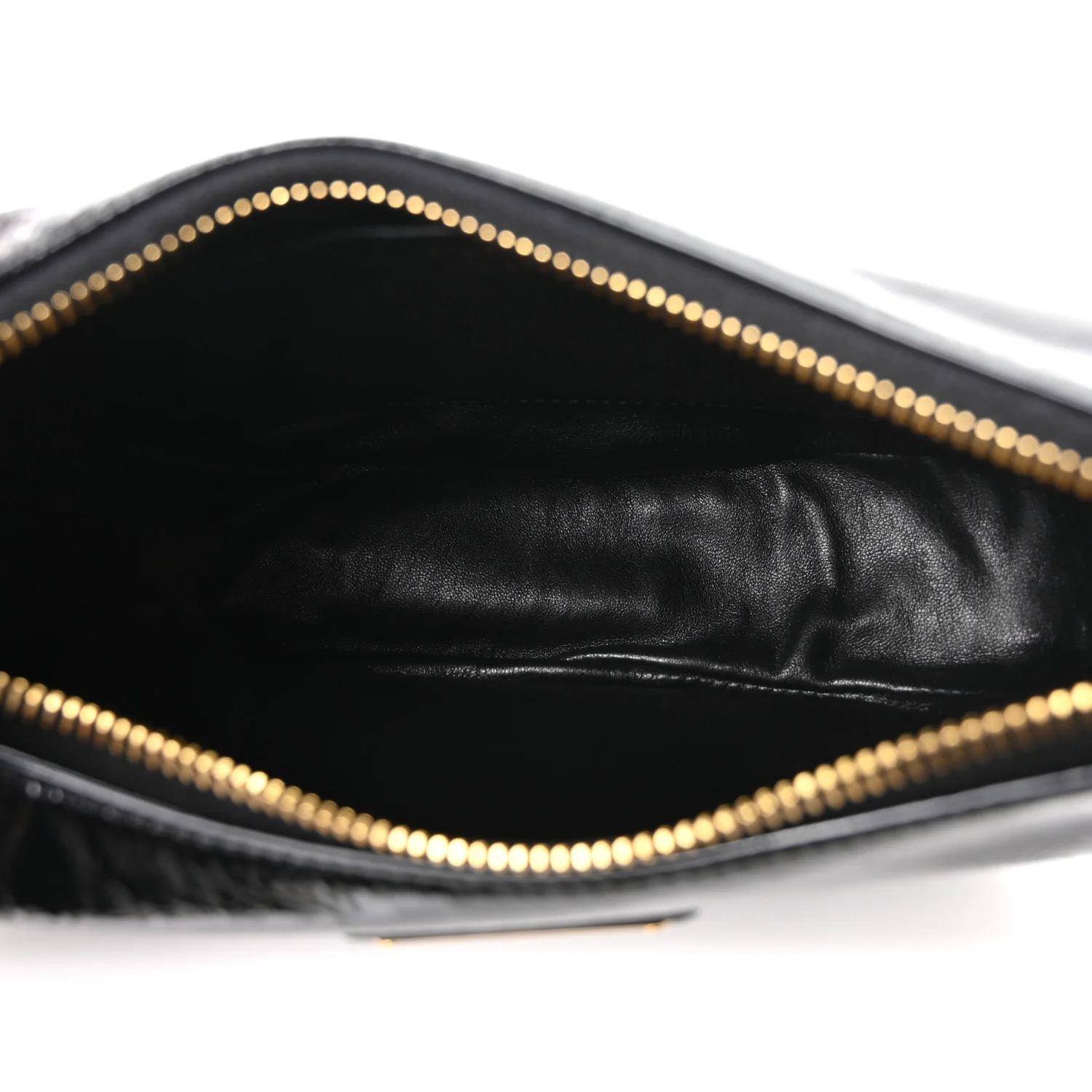 Patent Naplak Arque Shoulder Bag Black - Image 5