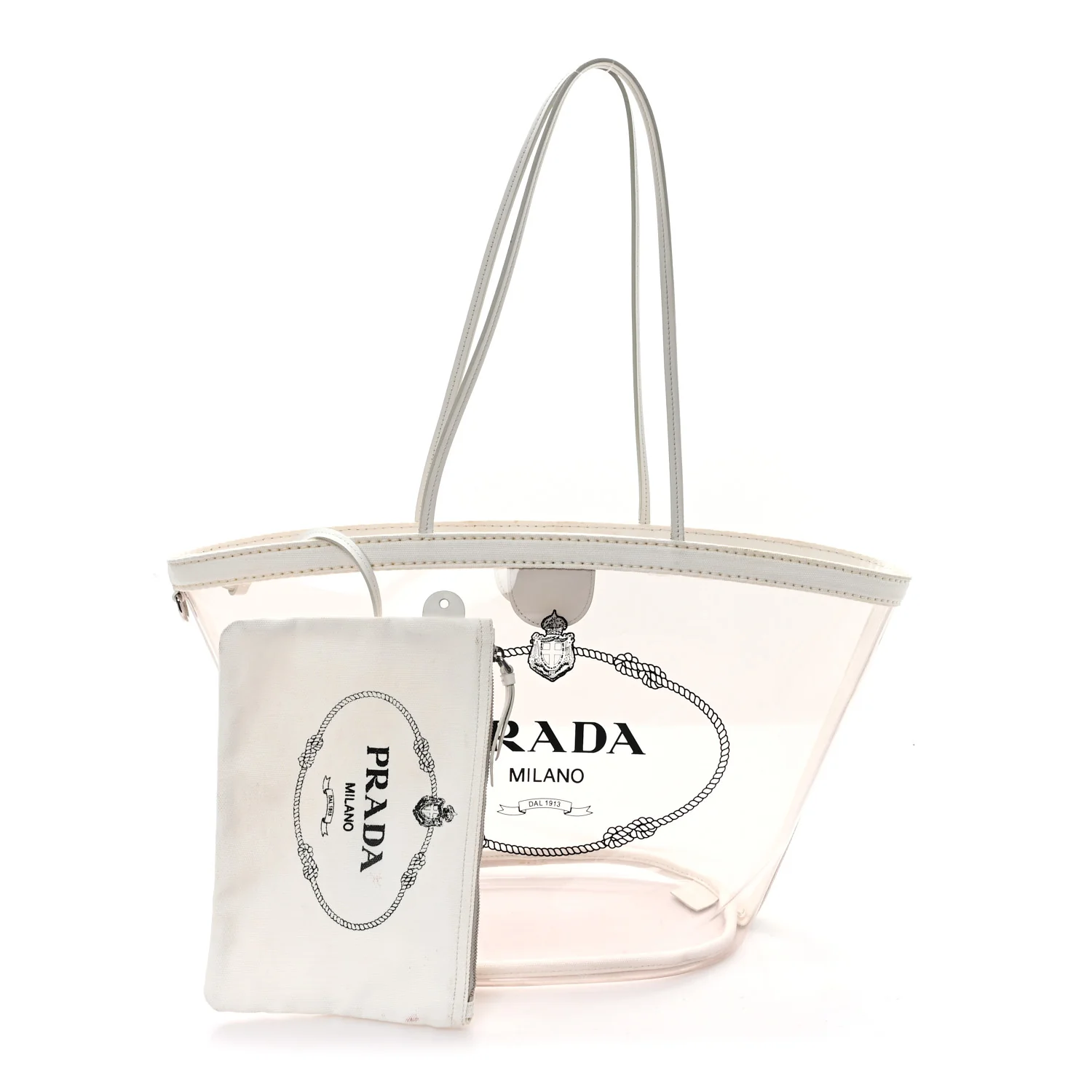 PVC Canapa Tote White - Image 2