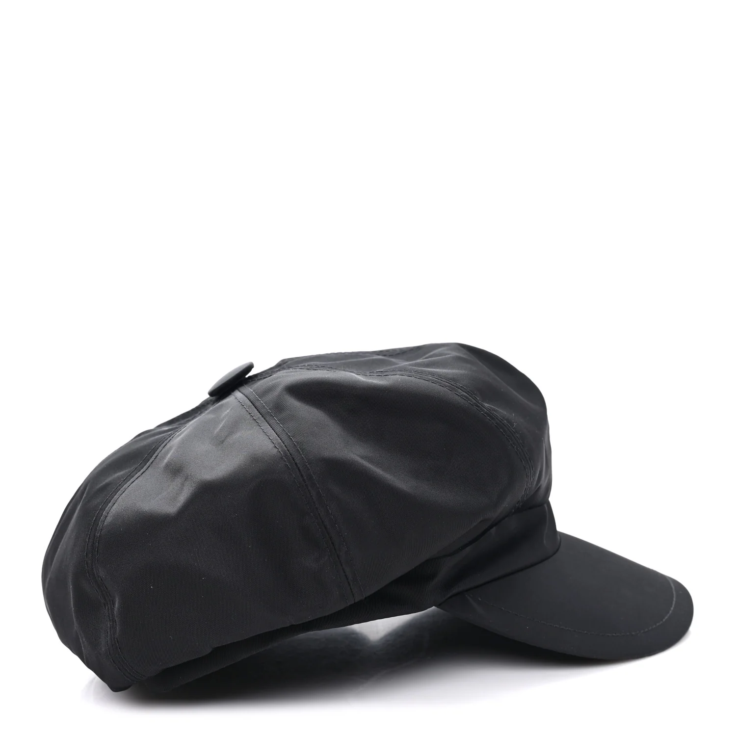 Re-Nylon Newsboy Hat S Black - Image 5