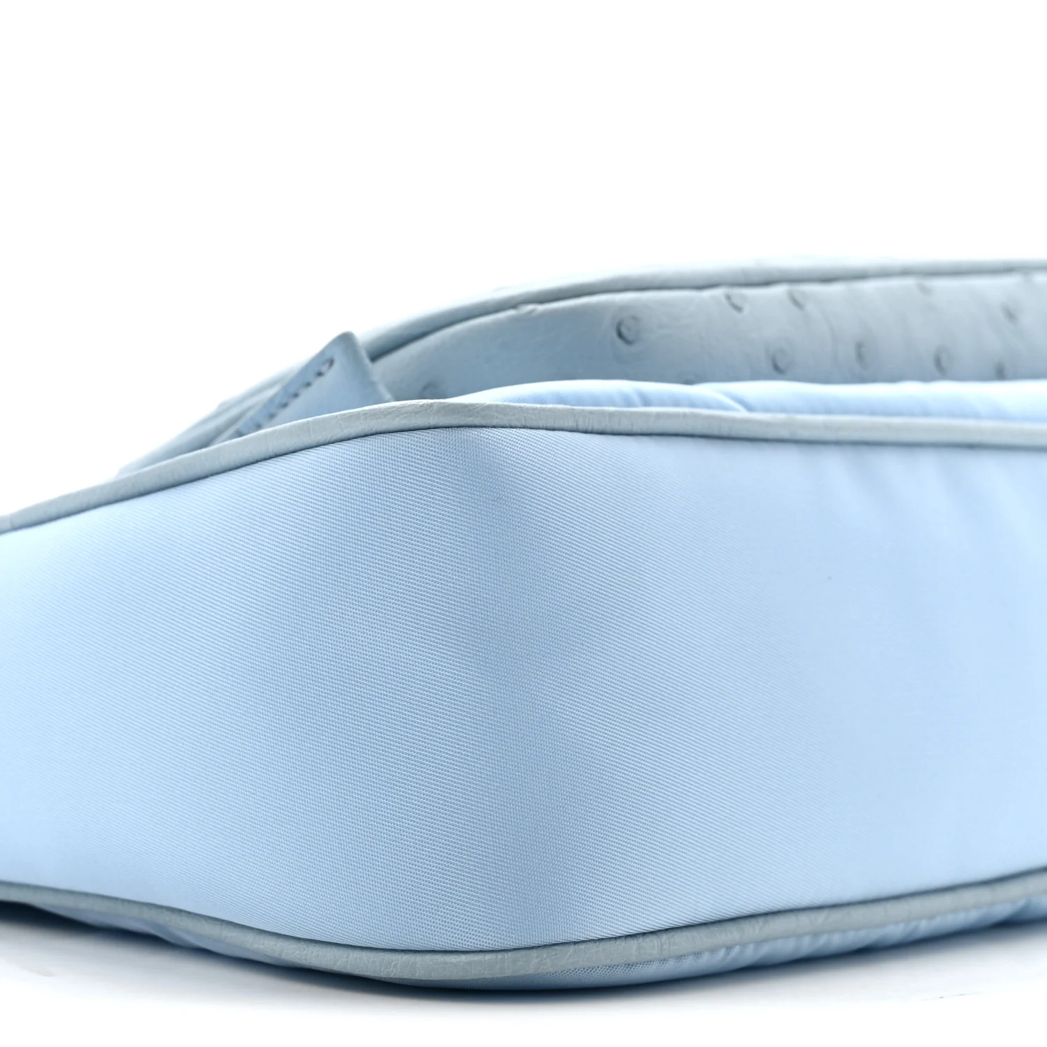 Re-Nylon Ostrich Mini Shoulder Bag Cielo - Image 8