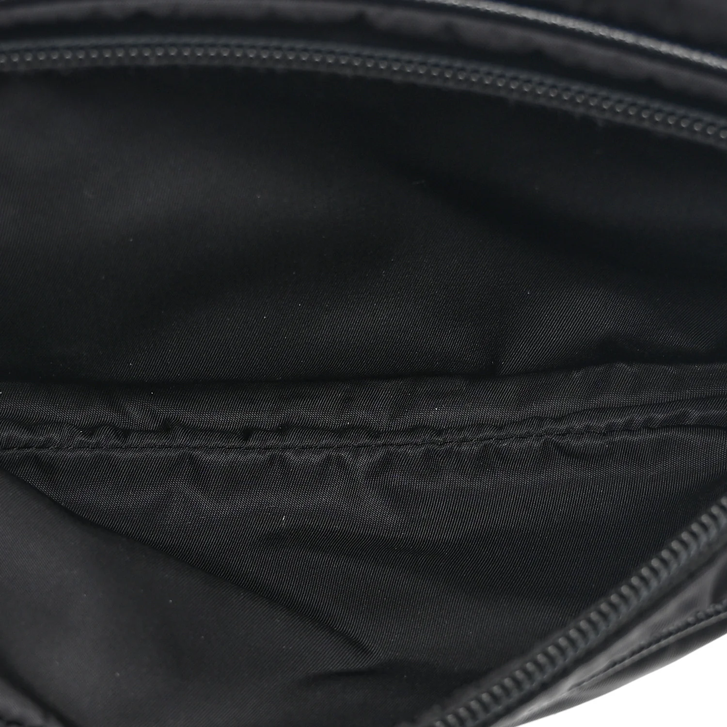 Re-Nylon Saffiano Belt Bag L Black - Image 6