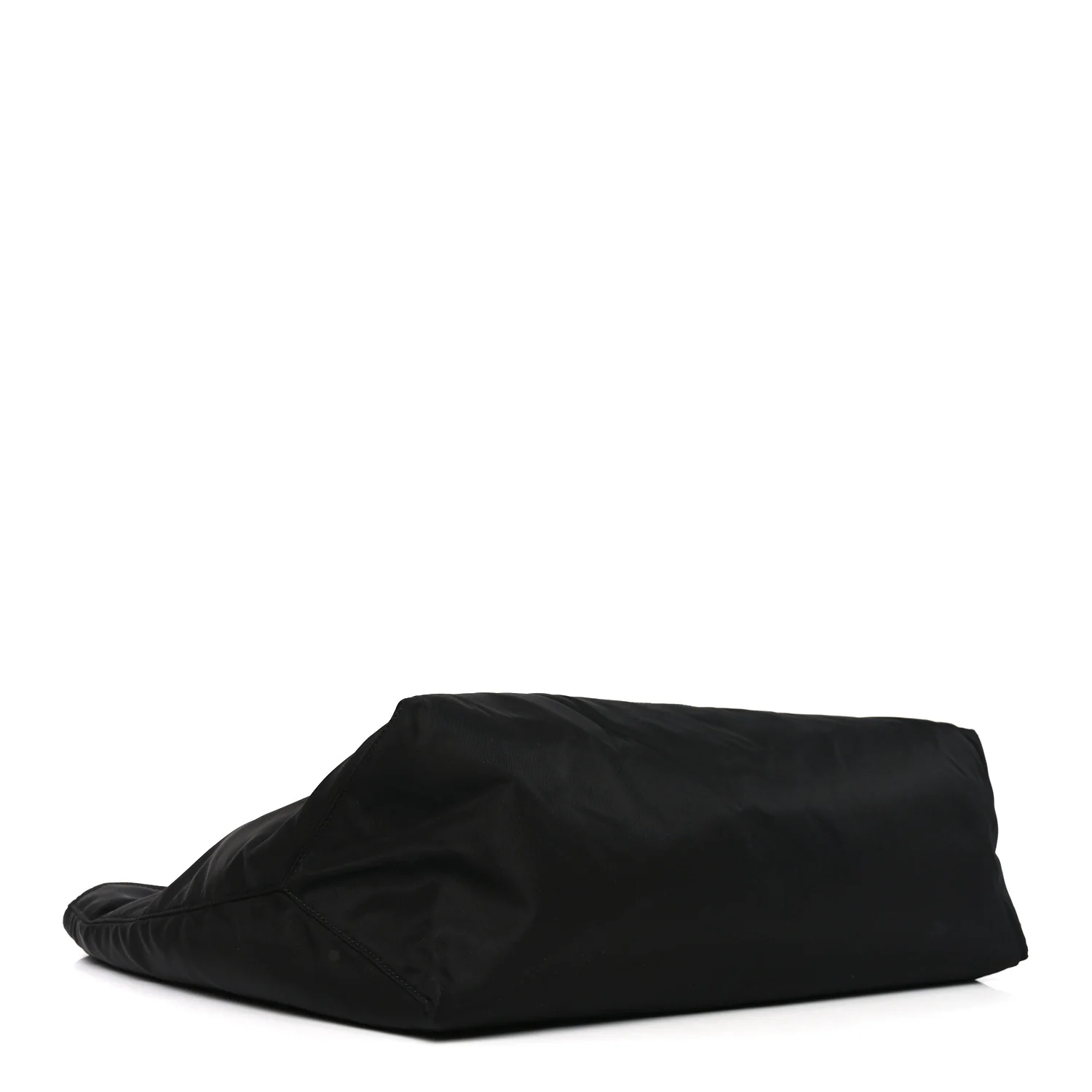 Re-Nylon Saffiano Triangle Re-Edition 1978 Medium Tote Black - Image 4