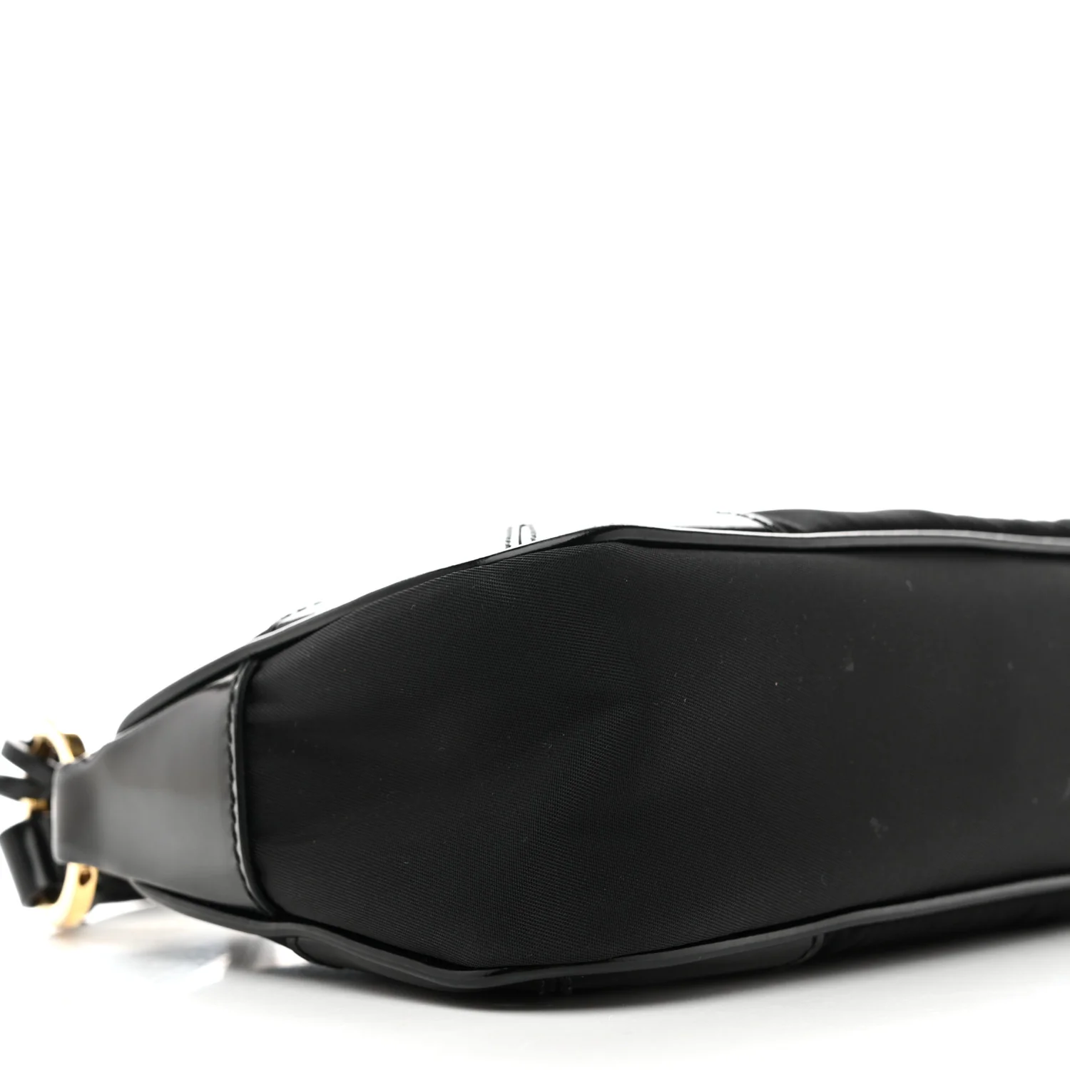 Re-Nylon Spazzolato Re-Edition 2002 Shoulder Bag Black - Image 10