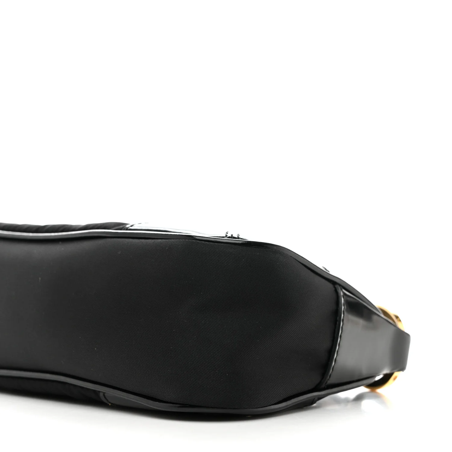 Re-Nylon Spazzolato Re-Edition 2002 Shoulder Bag Black - Image 9
