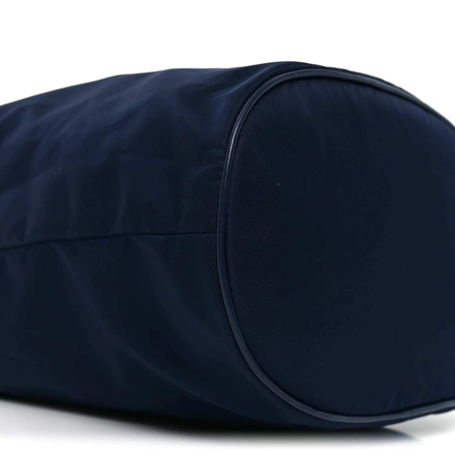 Re-Nylon Triangle Mariner Small Bucket Bag Baltic Blue - Image 8