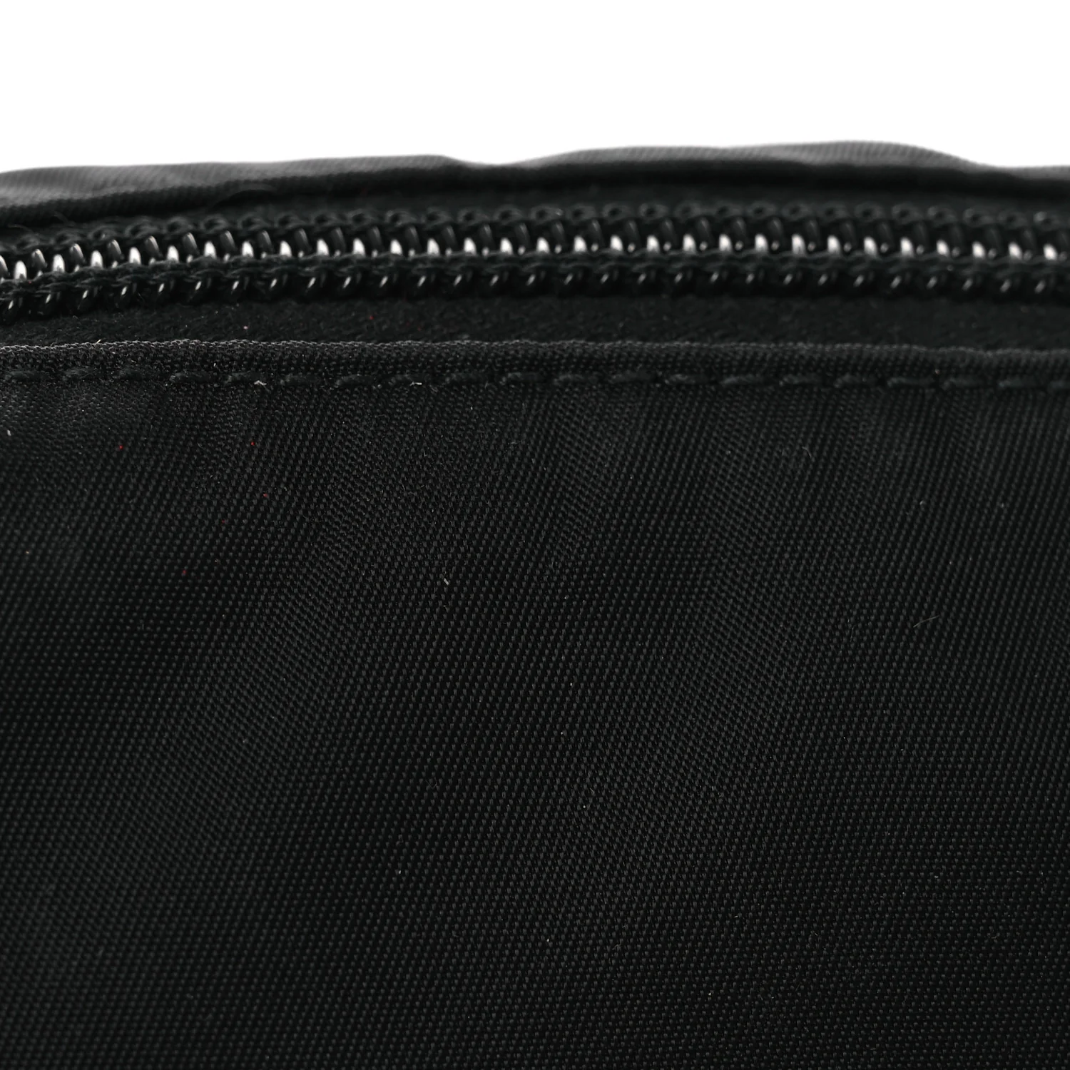 Re-Nylon Vela Saffiano Wristlet Black - Image 12