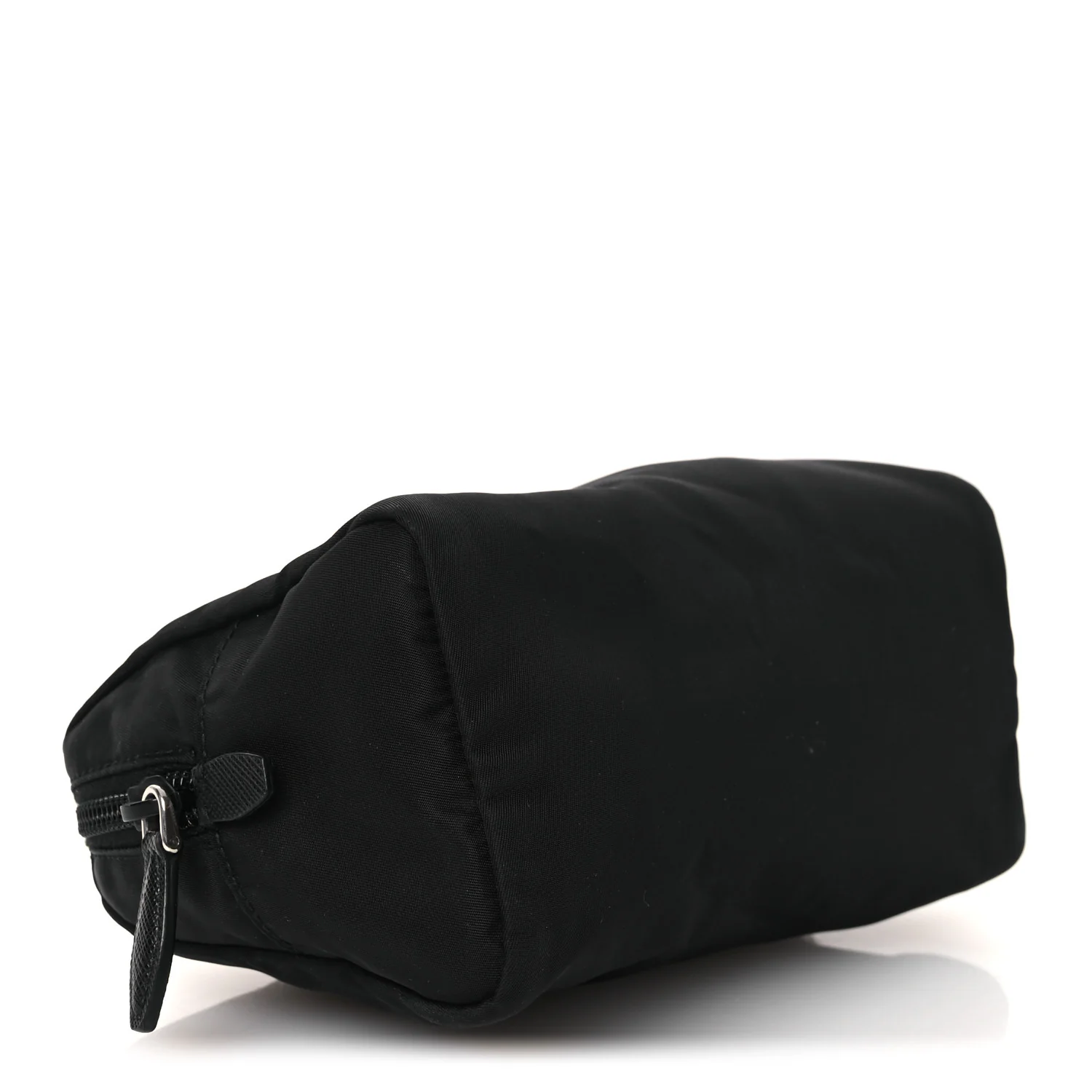 Re-Nylon Vela Saffiano Wristlet Black - Image 4
