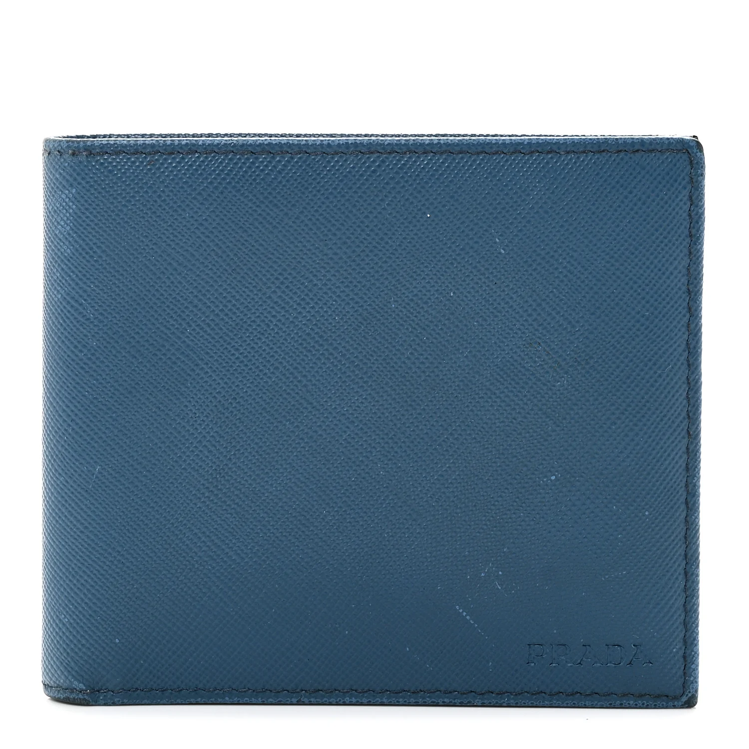Saffiano Bi-Fold Wallet Cobalto