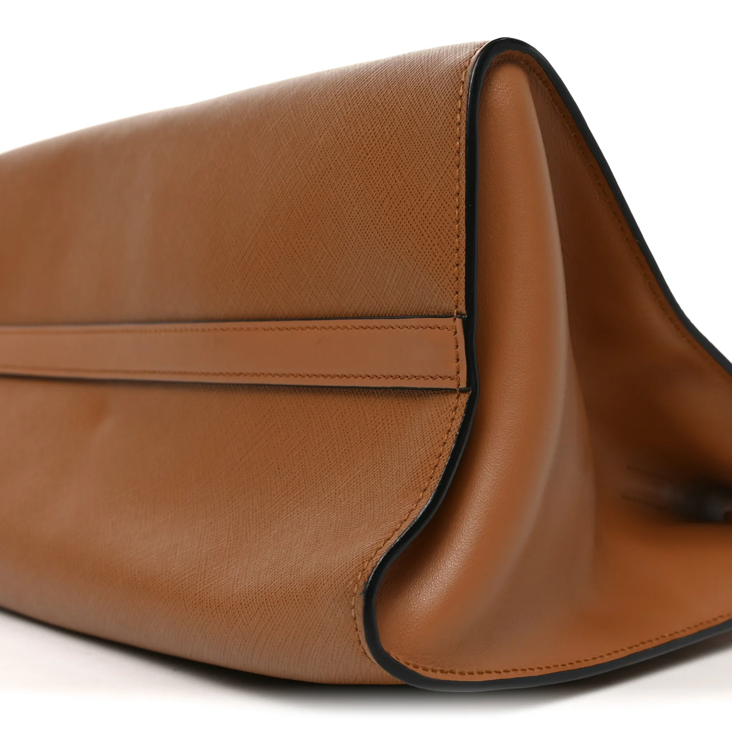 Saffiano City Calf Medium Esplanade Tote Caramel - Image 9