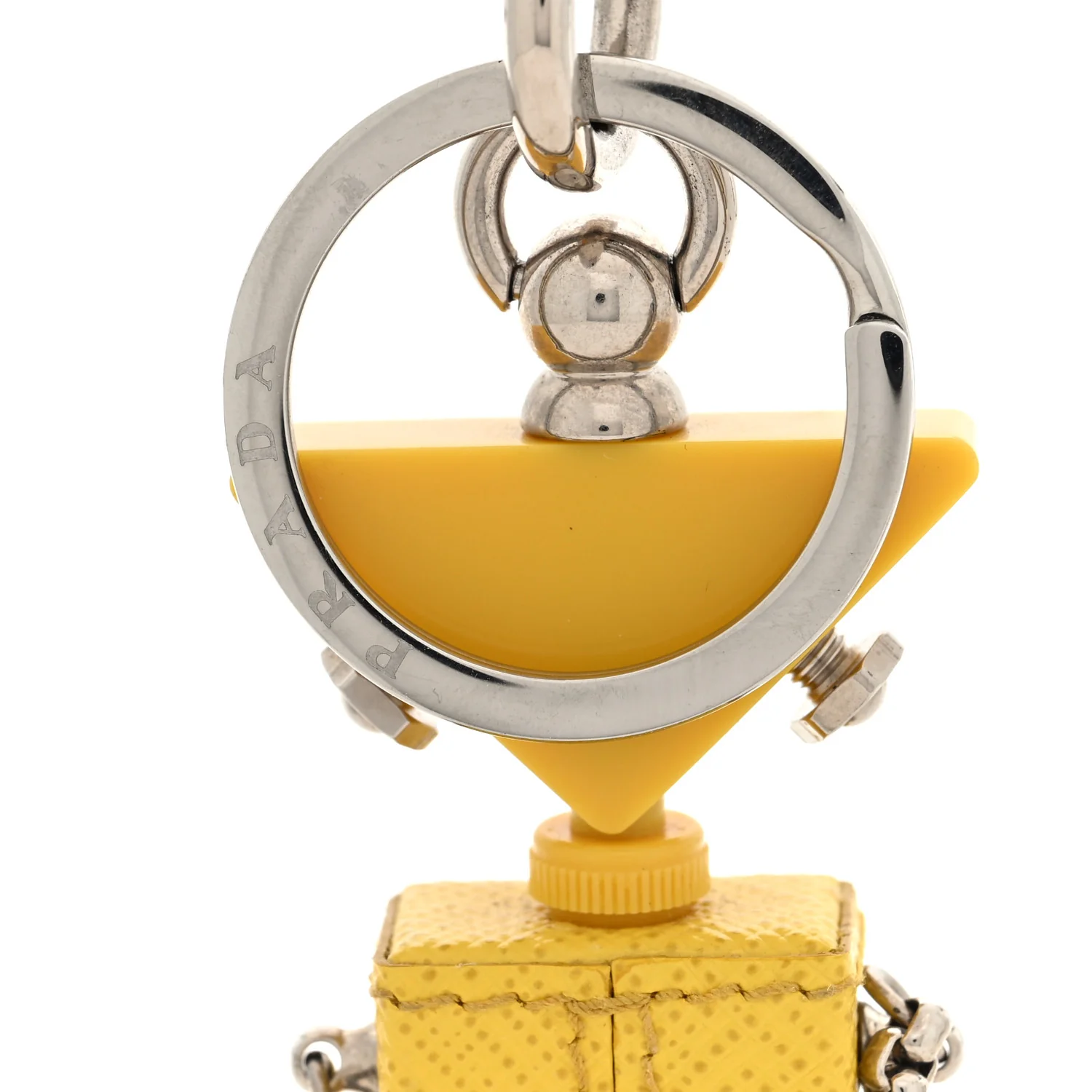 Saffiano Edward Robot Trick Keychain Sunny Yellow - Image 3