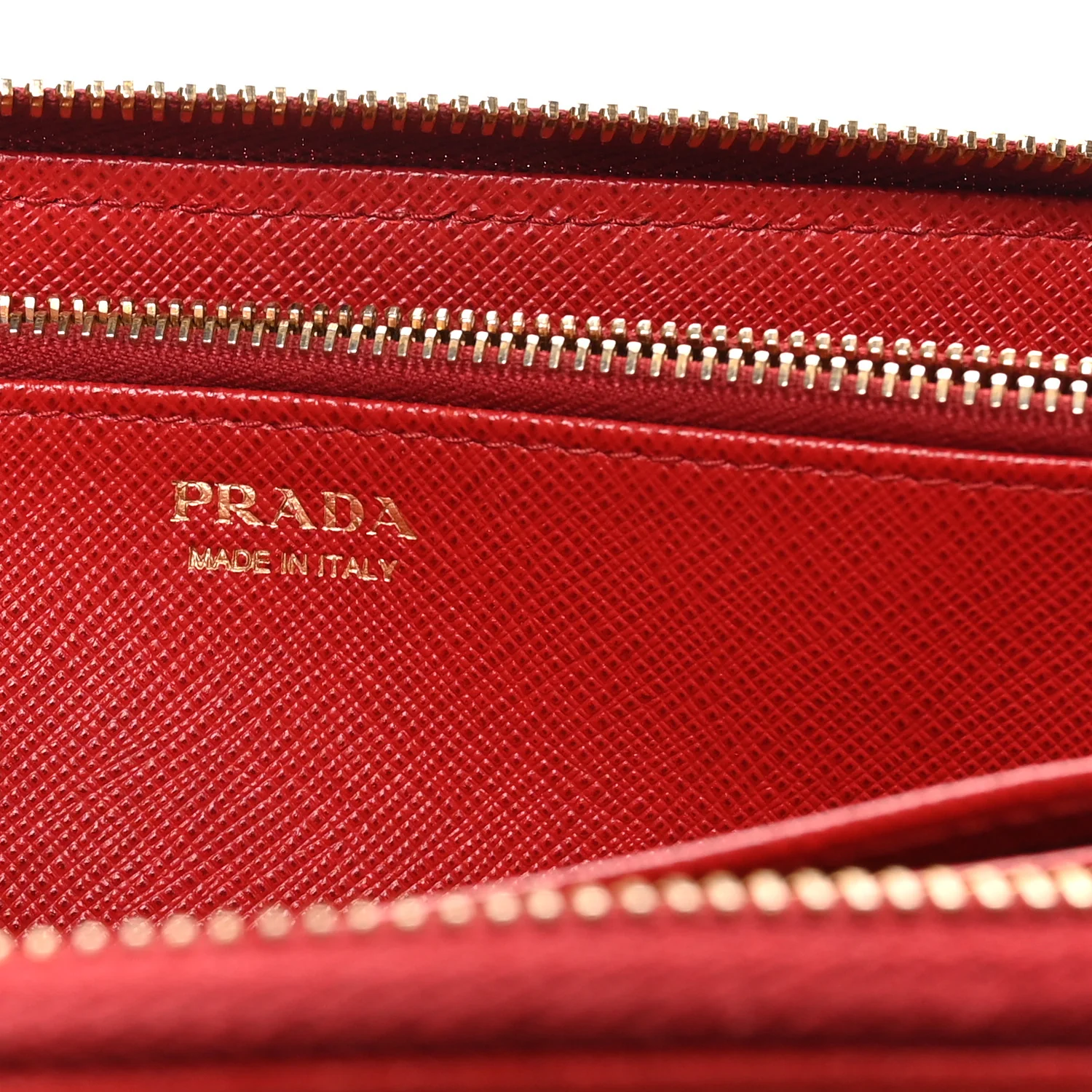 Saffiano Fiocco Bow Zip Around Wallet Fuoco - Image 5