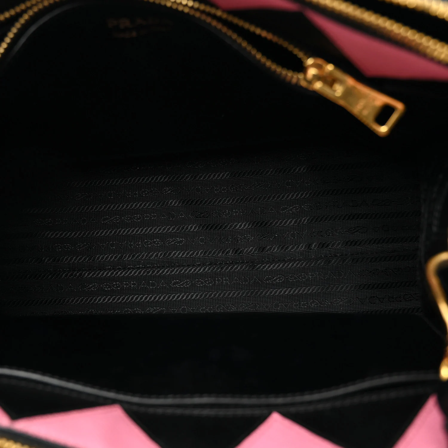 Saffiano Greche Greca Paradigme Bag Black Pink - Image 5